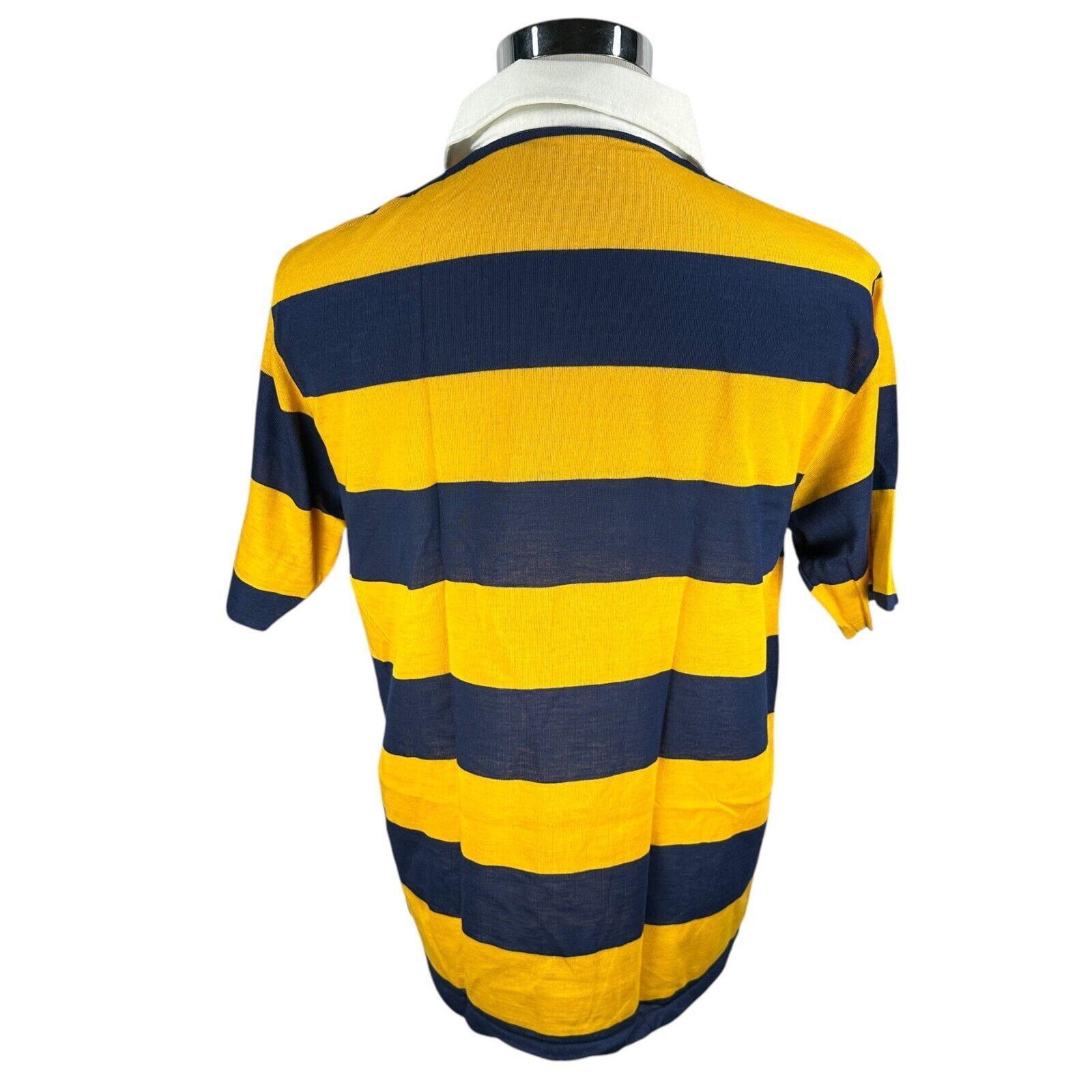 Velva Sheen Vintage Velva Sheen Newark Academy Polo Shirt Mens XL Yellow Size US XL / EU 56 / 4 - 5 Thumbnail