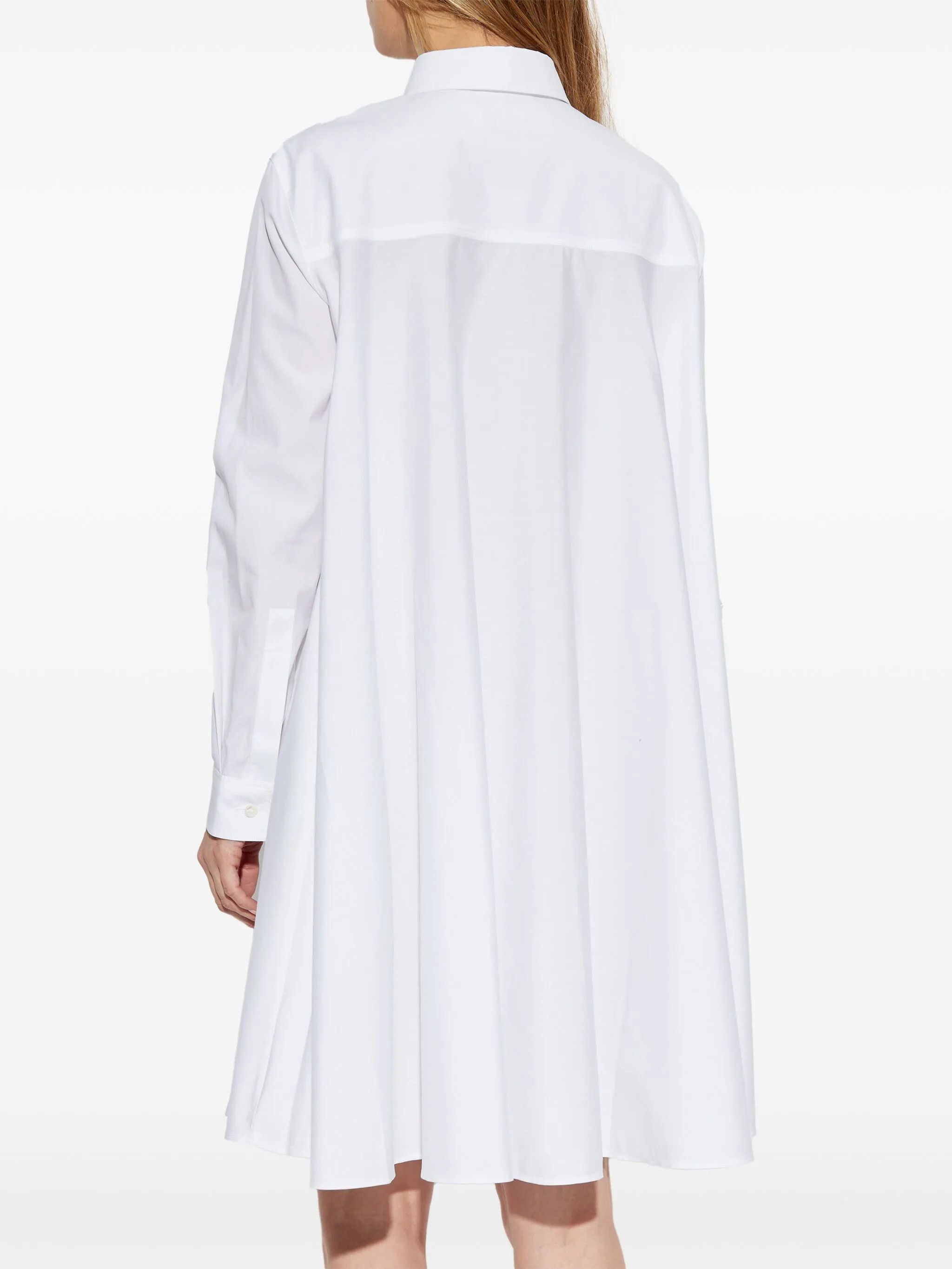 Marni o1s22i1n0525 Cotton Midi Dress in White Size S / US 4 / IT 40 - 4 Thumbnail