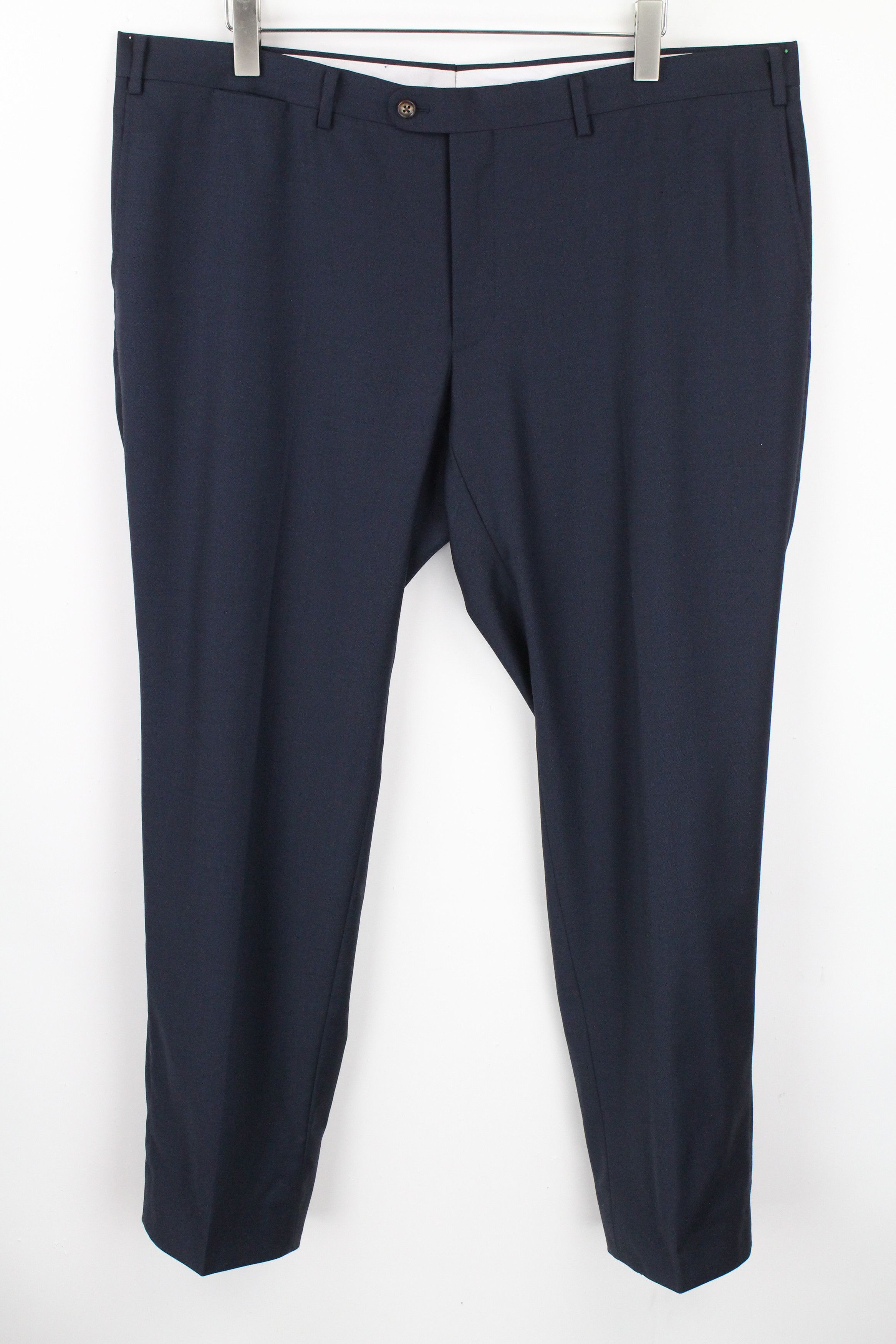 Suitsupply LAZIO UK50S Wool Navy Waistcoat Trousers Set 60875 Size 50S - 2 Thumbnail