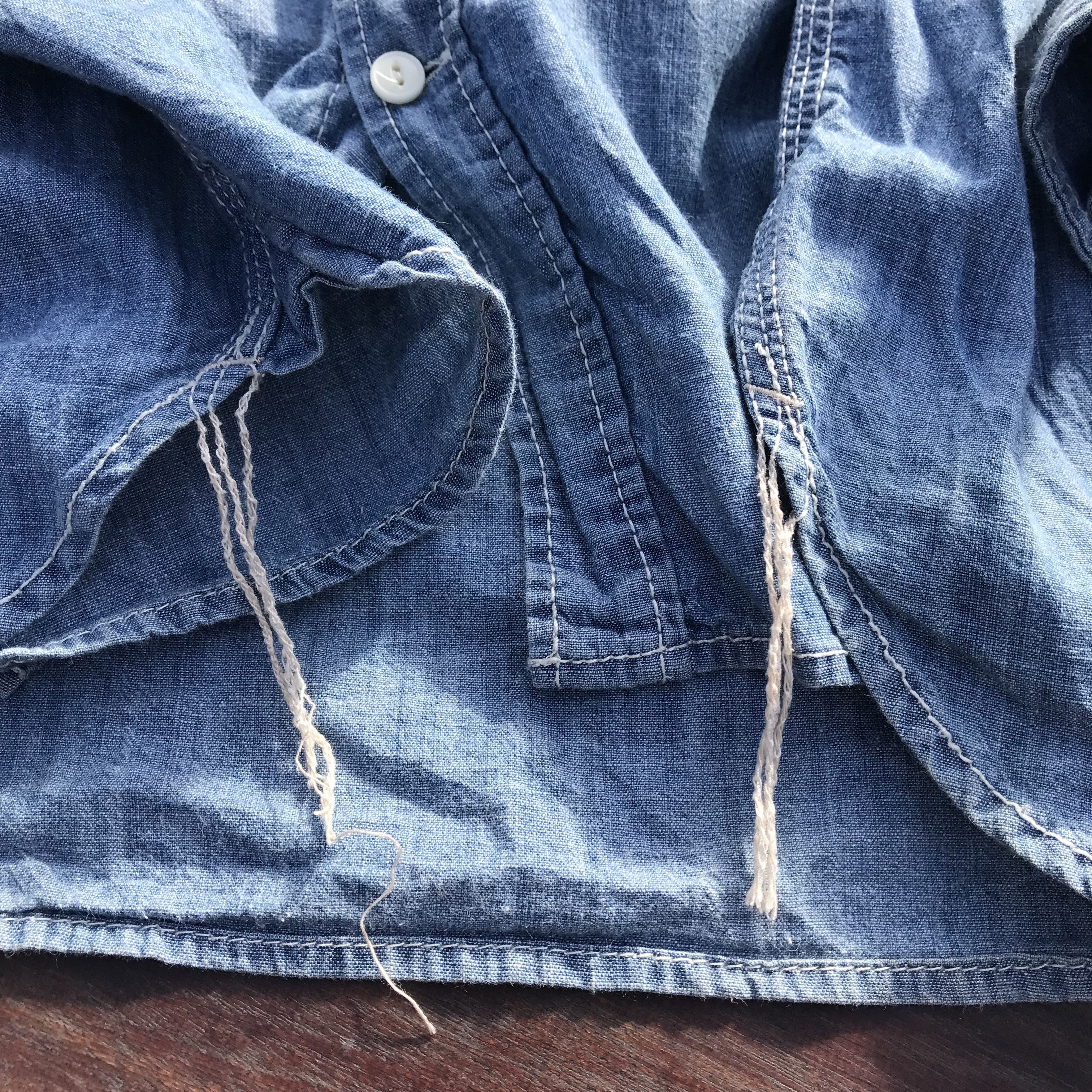 Designer × Japanese Brand Niko and.. Japan Finest Chambray Blue Jeans Long Sleeves Size US M / EU 48-50 / 2 - 12 Thumbnail