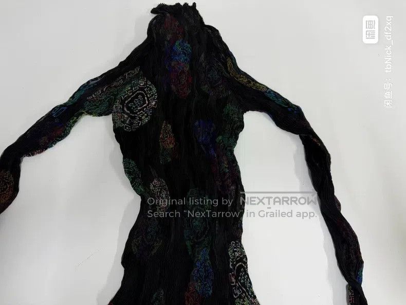 Issey Miyake Issey Miyake Main Line Chinese-Style Printed Ruched Turtle Size M / US 6-8 / IT 42-44 - 1 Thumbnail