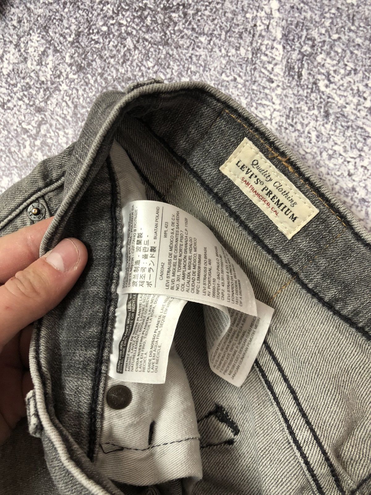 Levi's Vintage jeans Levi’s 501 y2k street dress usa drill Size US 31 - 4 Thumbnail