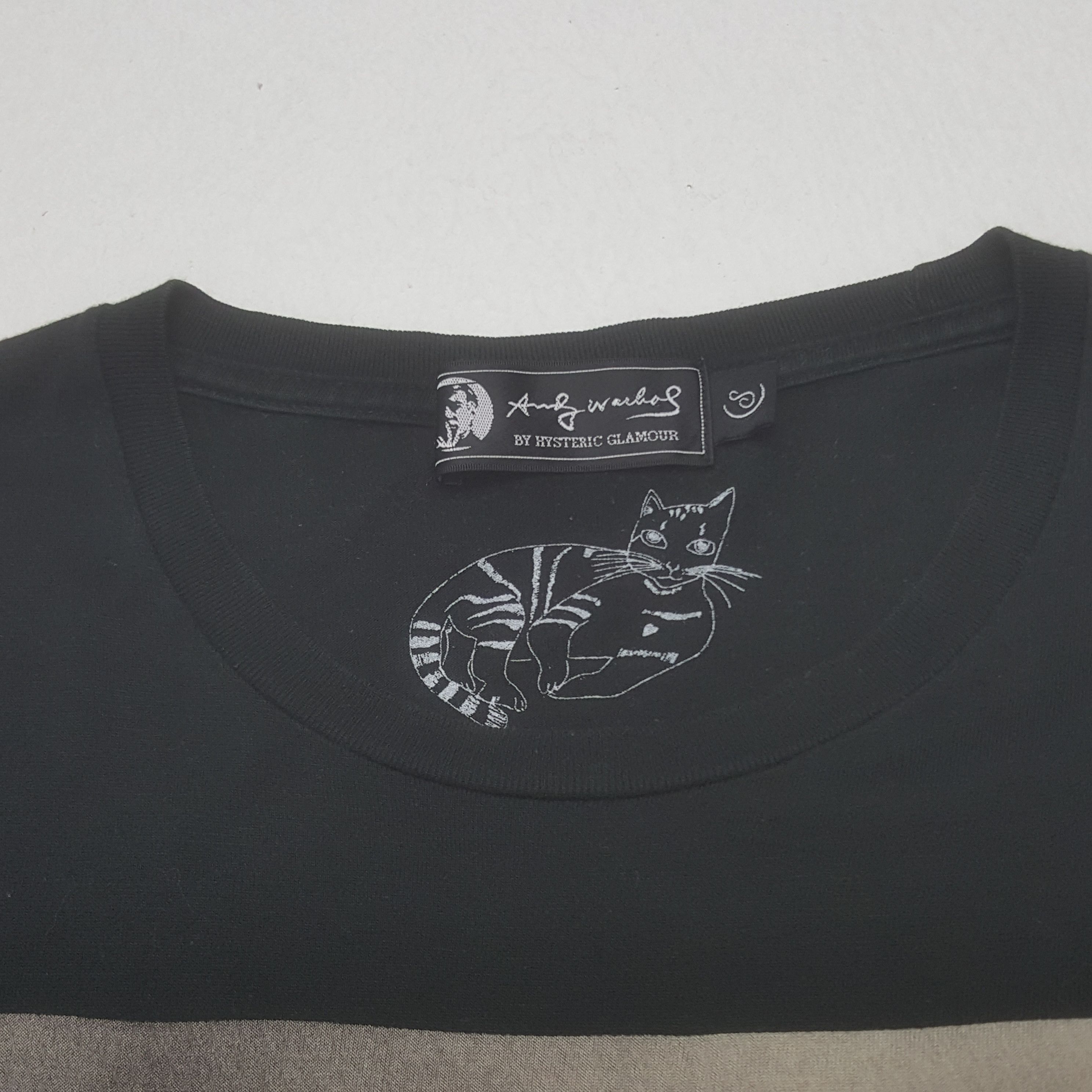 Andy Warhol × Hysteric Glamour × Vintage Vintage Andy Warhol by Hysteric Glamour Skull Tshirt Size US S / EU 44-46 / 1 - 5 Thumbnail