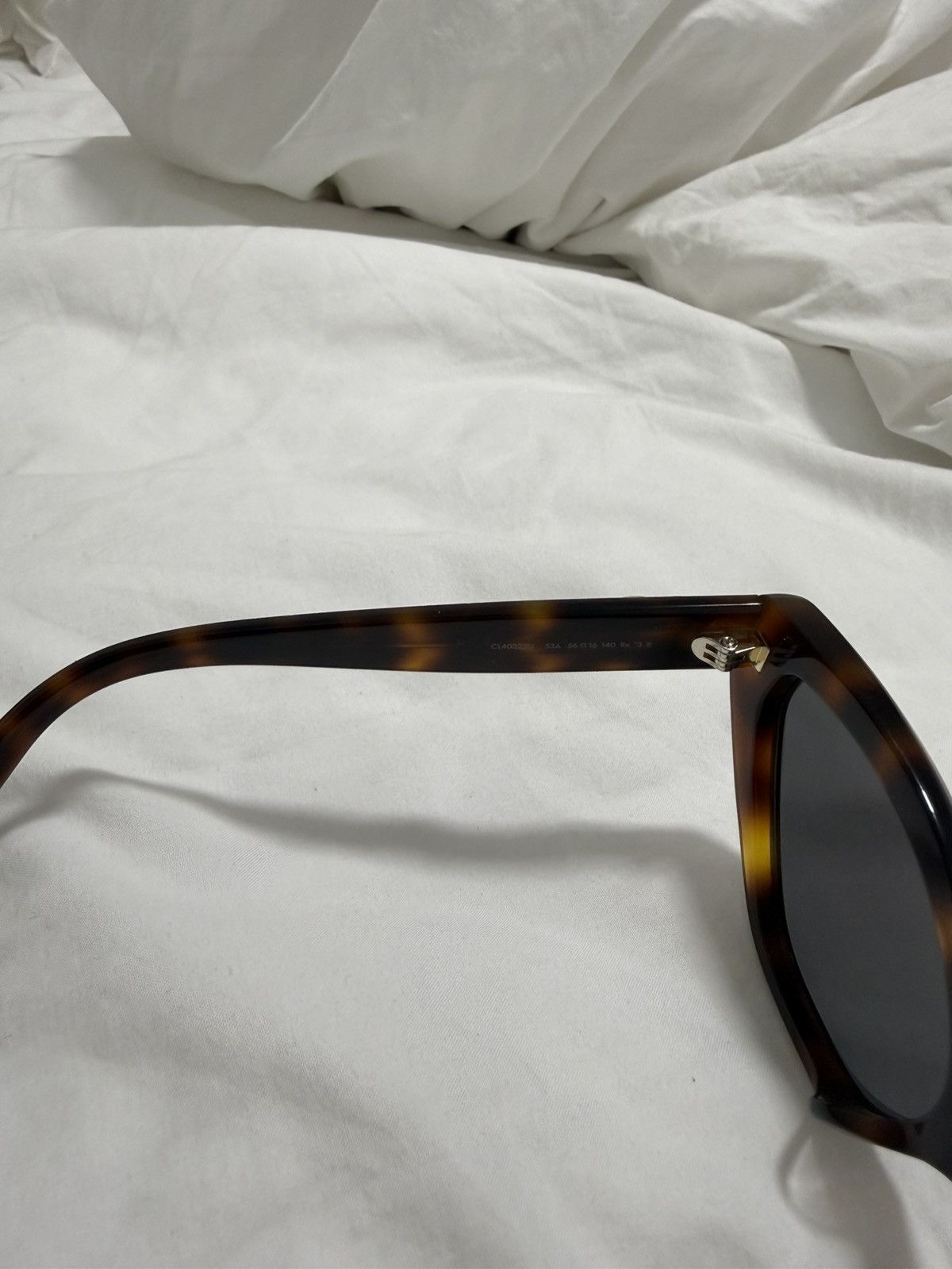Celine Celine Cat Eye Sunglasses - Triomphe 56mm Size ONE SIZE - 8 Thumbnail