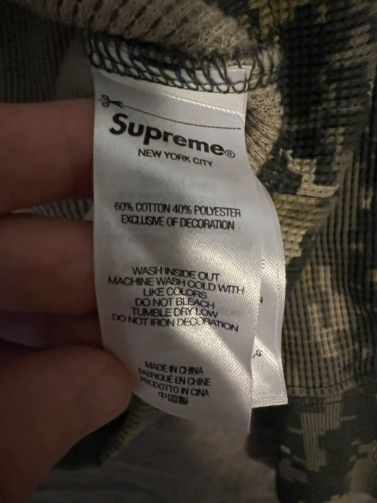 Dickies × Supreme Size Medium Camo Dickies x Supreme Thermal Size US M / EU 48-50 / 2 - 6 Thumbnail