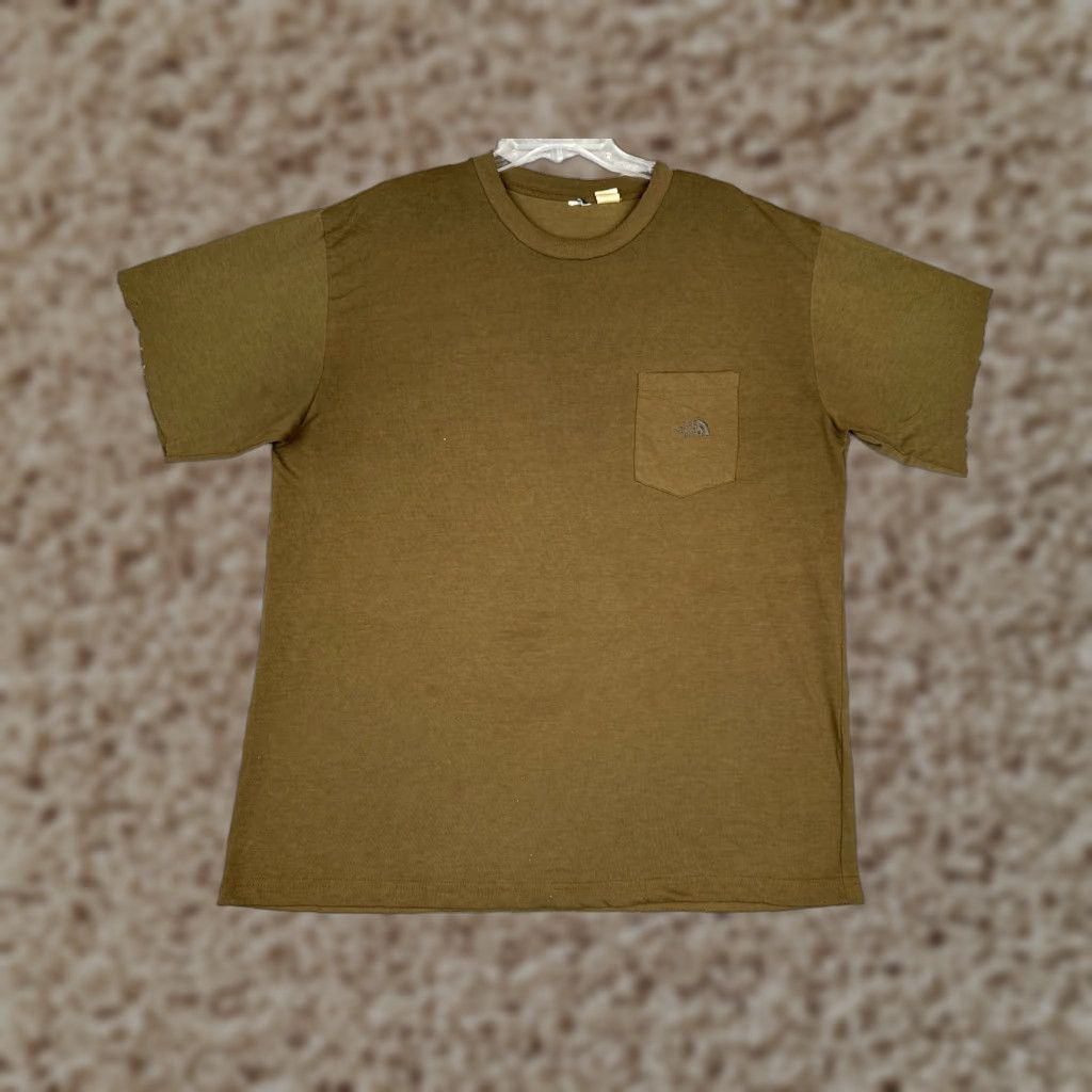 The North Face The North Face Shirt Adult XL Green Short Sleeve Crew Pocket Distressed T-Shirt Mens Clothing 90s Outdoor Cowboy Classic Logo Capable of Pockets Size US XL / EU 56 / 4 - 1 Thumbnail