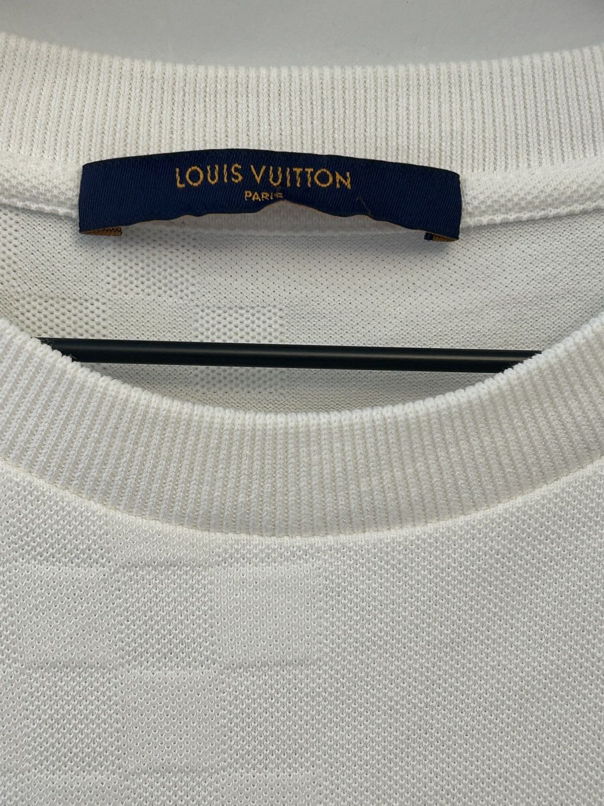 Louis Vuitton Size M - Louis Vuitton Half Damier Pocket T-Shirt white Size US M / EU 48-50 / 2 - 4 Thumbnail