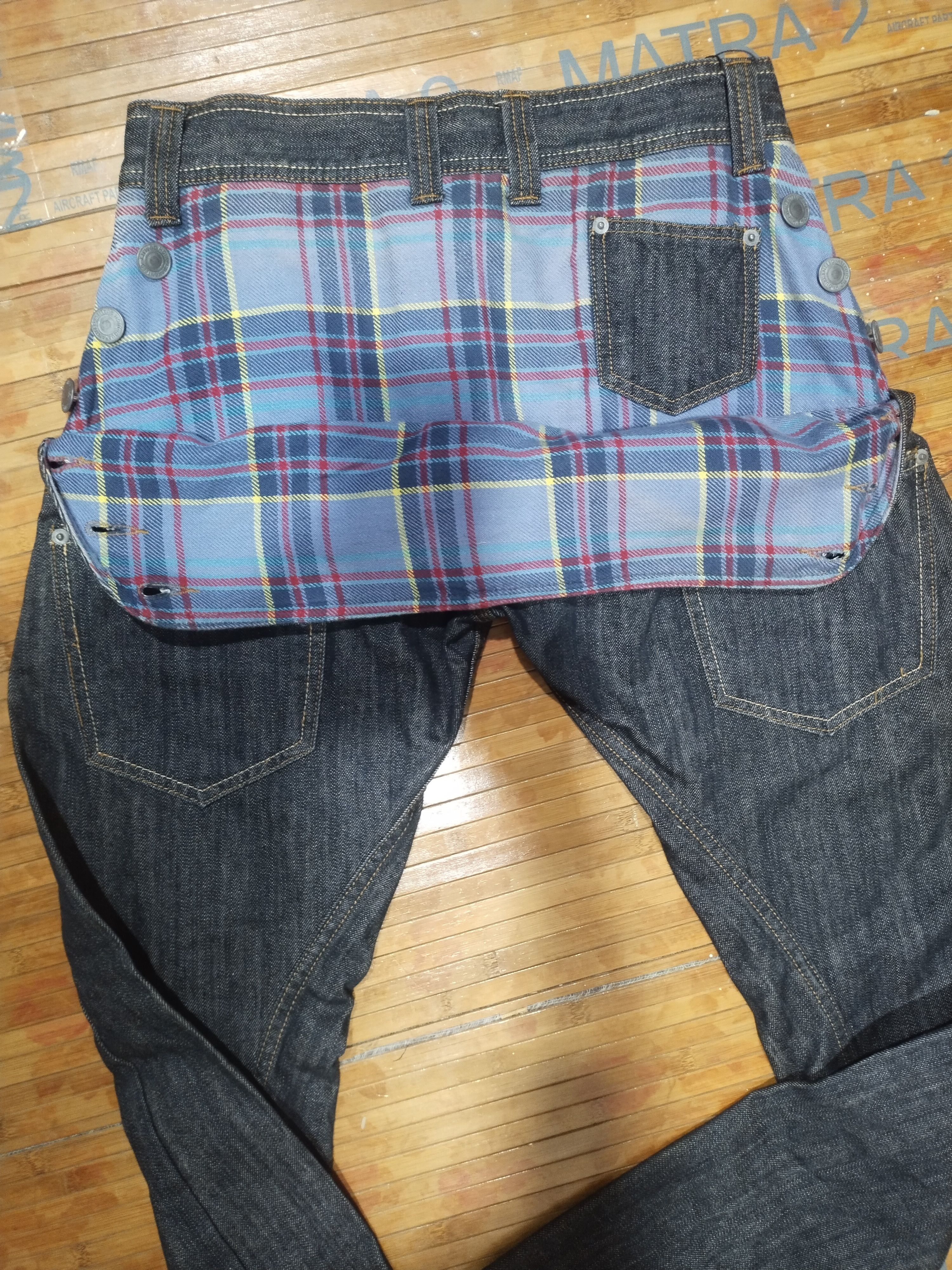 Vintage Vintage Jeans Dominate Handcrafted Sz 30" Size US 30 / EU 46 - 11 Thumbnail