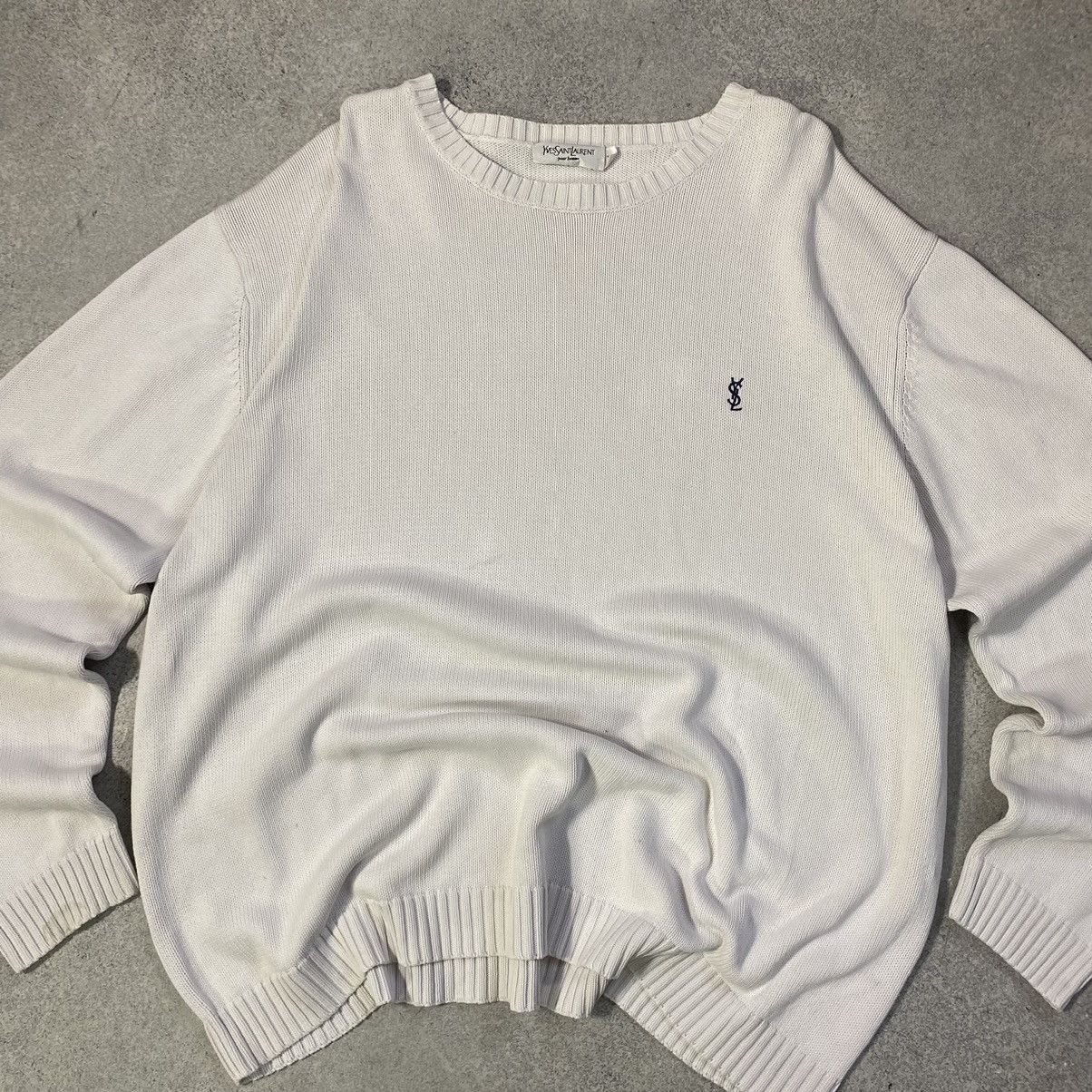 Yves Saint Laurent Vintage Yves Saint Lauren Sweatshirt sweater Size US XL / EU 56 / 4 - 2 Thumbnail