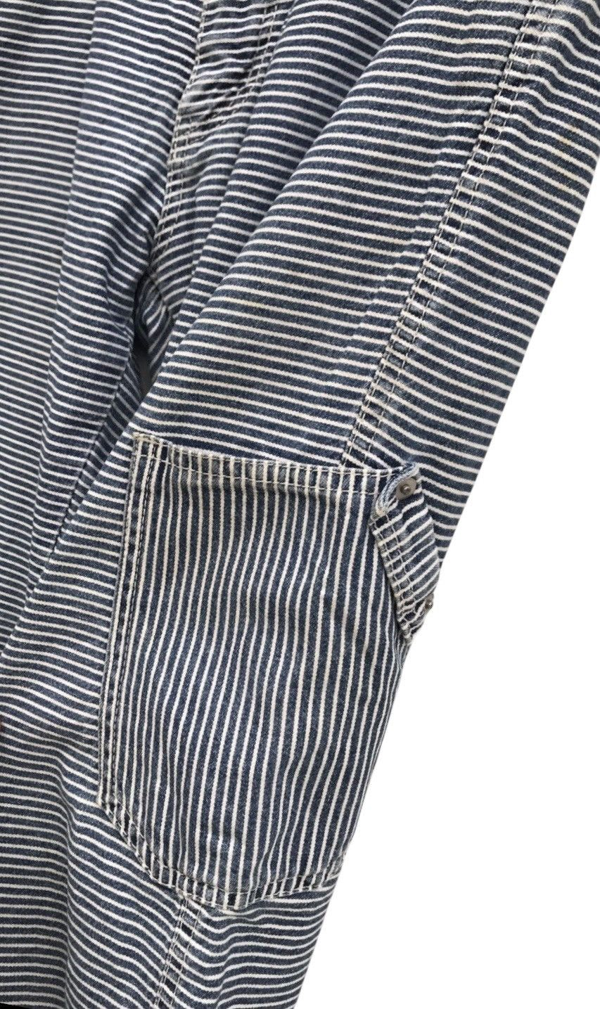 Japanese Brand Japanese Brand Lucky Works Stripe Pants Workwear Style Size US 31 - 5 Thumbnail