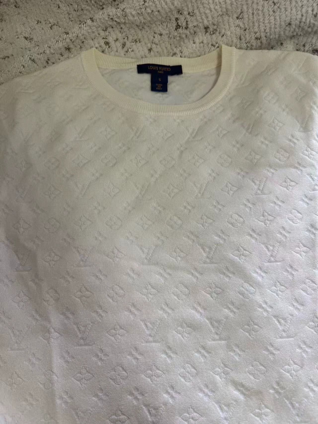Louis Vuitton LV Beige All-Over Print Short Tee S Size US S / EU 44-46 / 1 - 2 Thumbnail