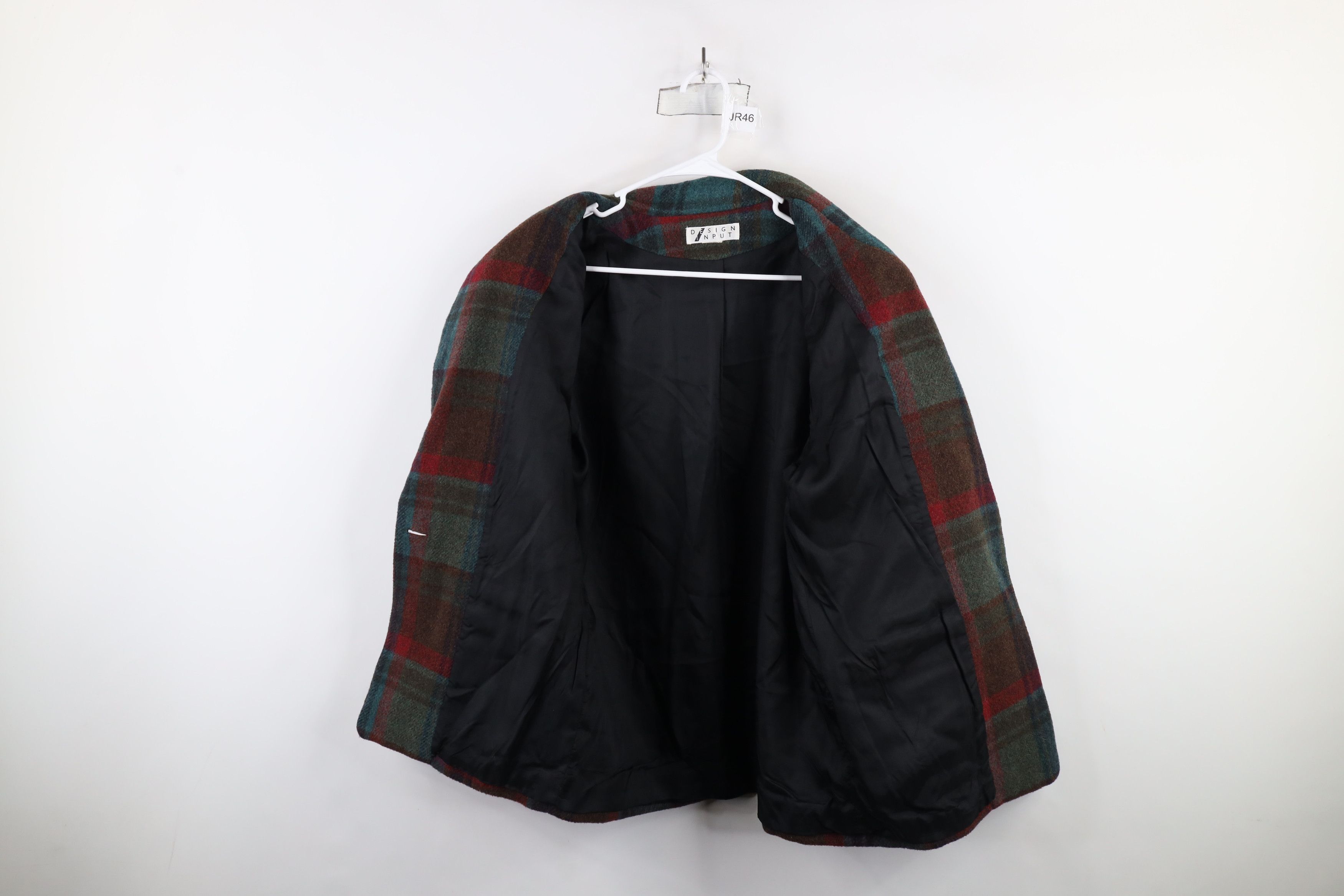 Vintage Vintage 90s Streetwear One Button Blazer Suit Jacket Plaid Size XXL / US 16-18 / IT 52-54 - 10 Thumbnail