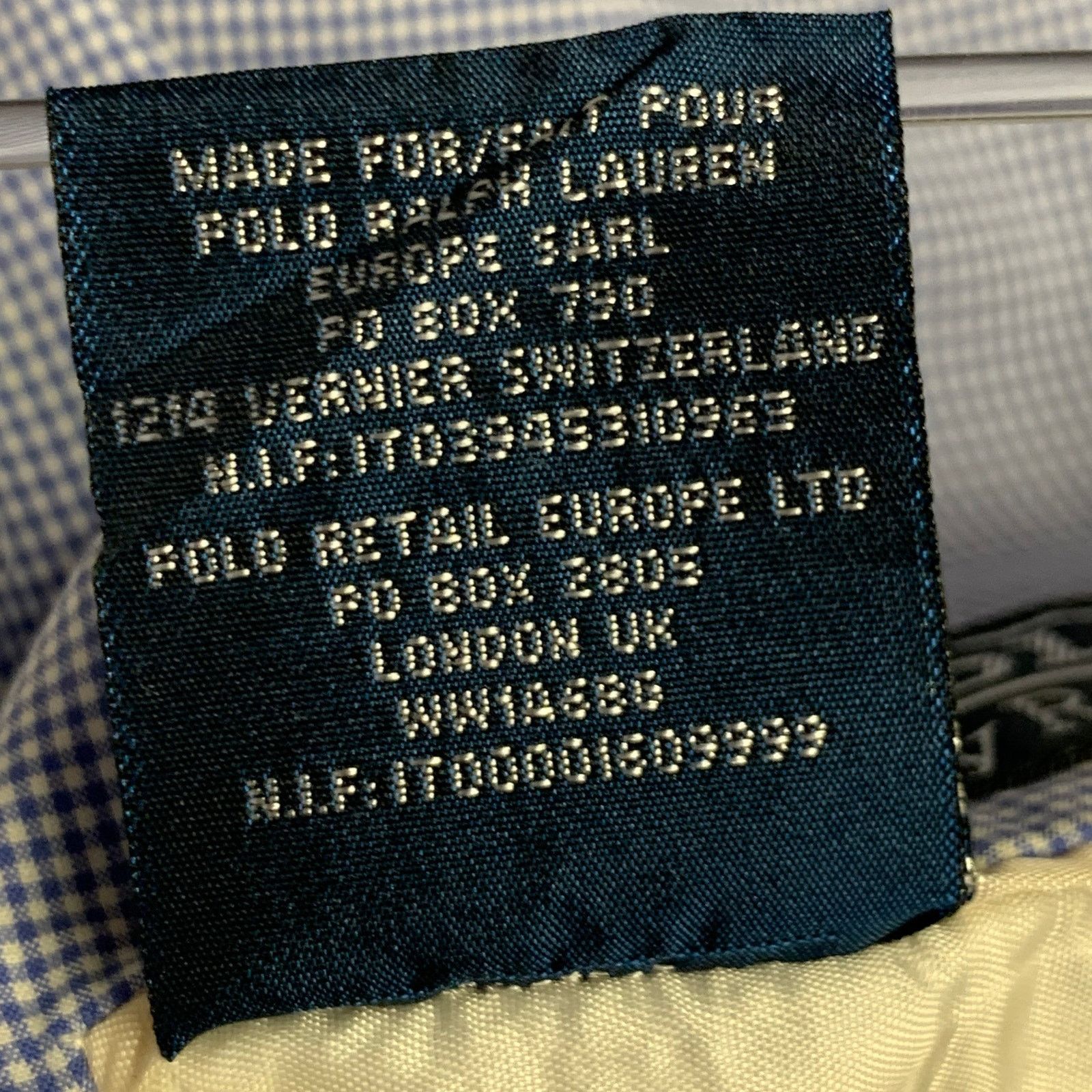 Polo Ralph Lauren POLO by RALPH LAUREN Size XL Blue White Gingham Cotton Suit Size 44R - 11 Thumbnail