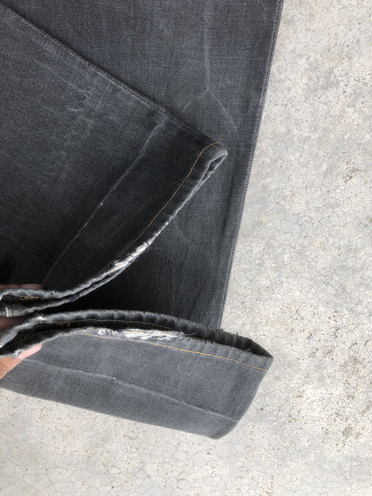 Japanese Brand Comme Ca Du Selvedge Denim Distressed Jeans Size US 30 / EU 46 - 17 Thumbnail