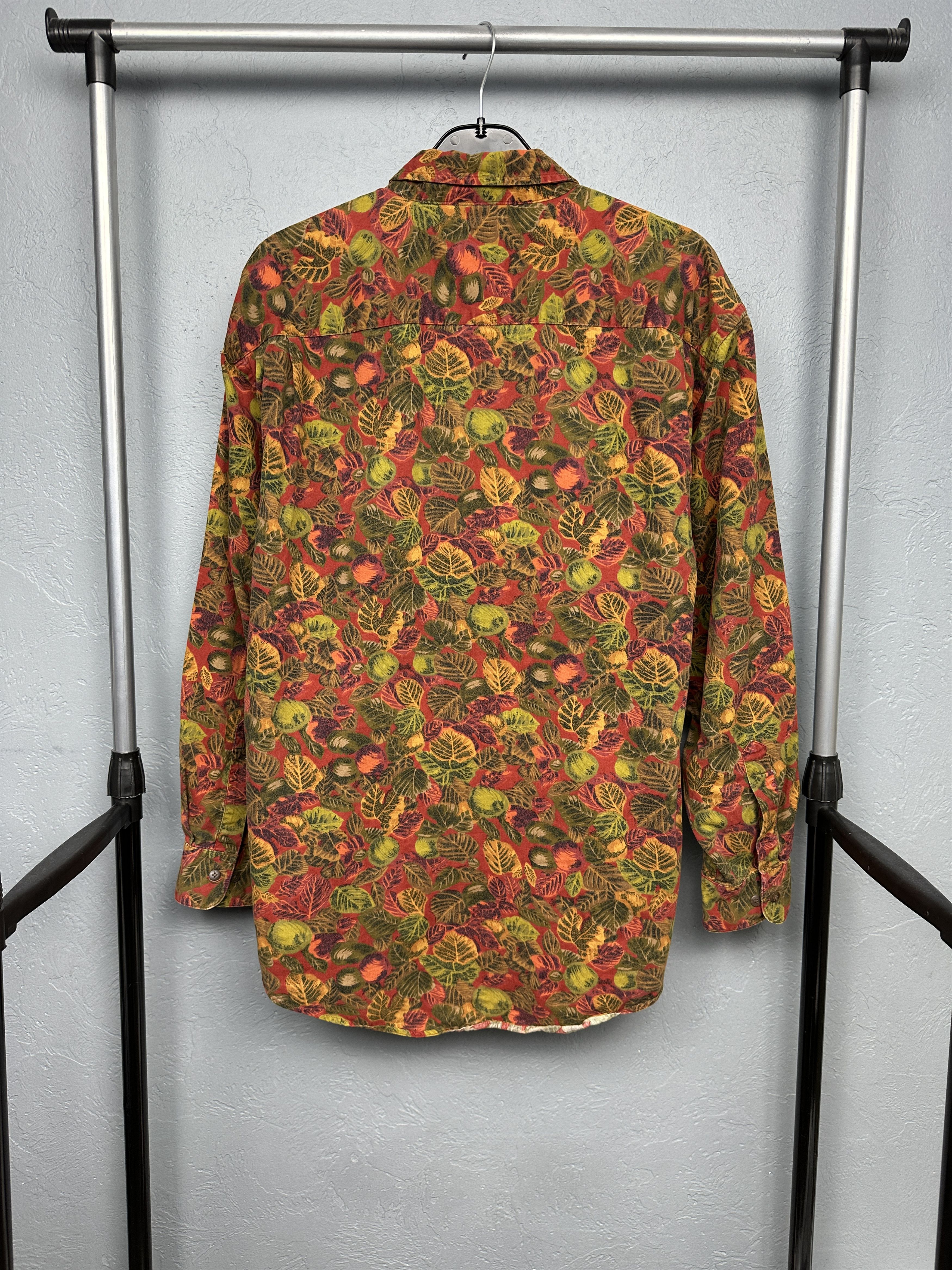 Gap Gap Vintage Mens Flannel Shirt Floral Print Size US L / EU 52-54 / 3 - 4 Thumbnail