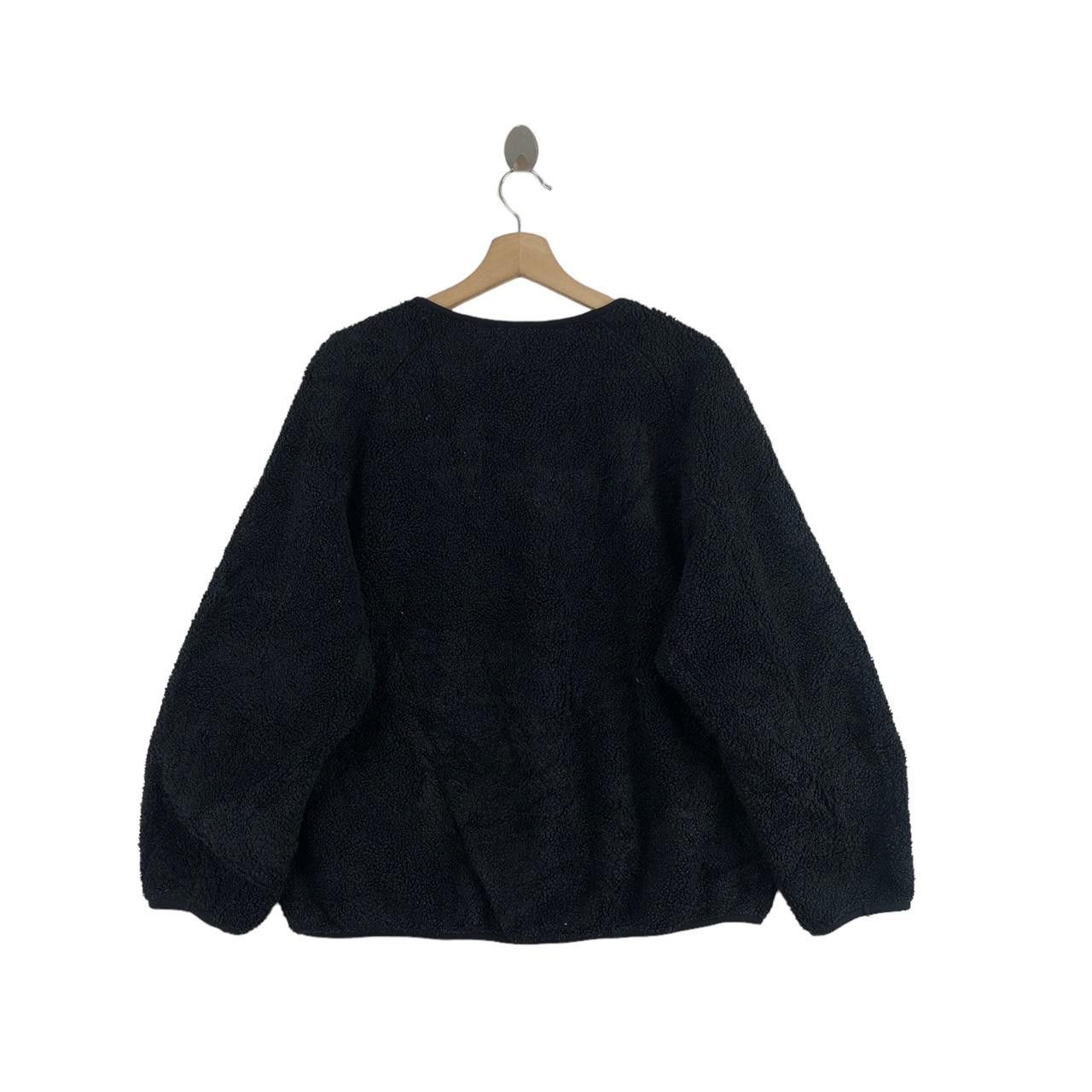 Uniqlo UNIQLO JAPAN Sherpa Deep Pile Bulky Black Fleece Jacket Size XL / US 12-14 / IT 48-50 - 2 Thumbnail