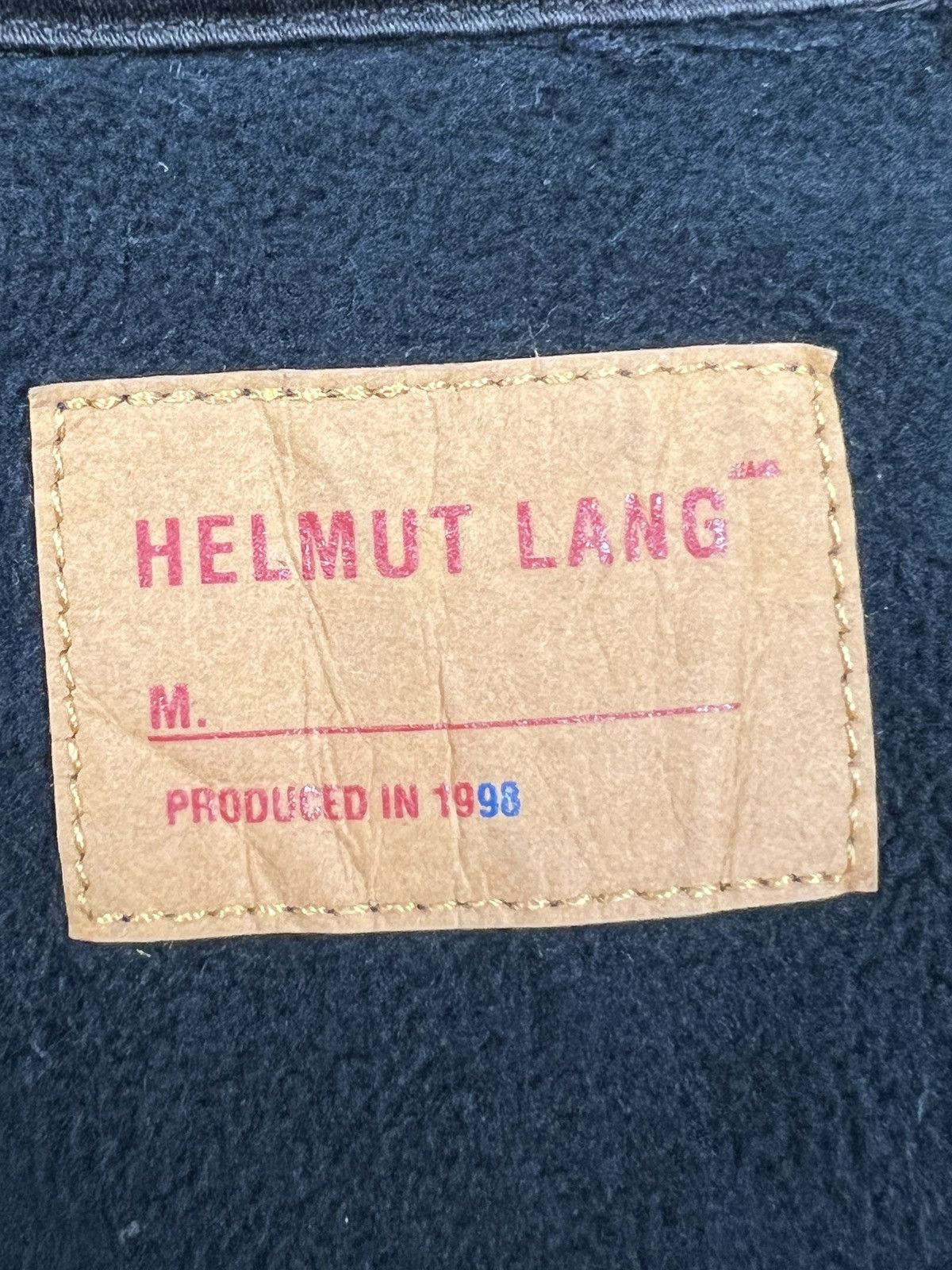 Helmut Lang Archive Vintage 1998 Helmut Lang Lined Trucker Jacket Size S / US 4 / IT 40 - 16 Thumbnail