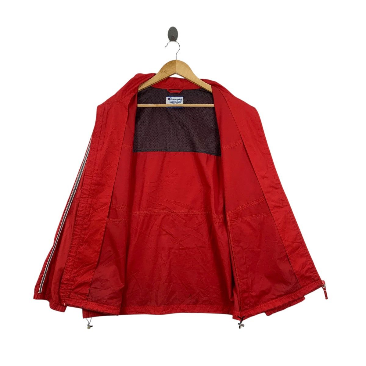Champion Vintage CHAMPION PRODUCTS x JASPO Side Tape Red Jacket Size US L / EU 52-54 / 3 - 8 Thumbnail
