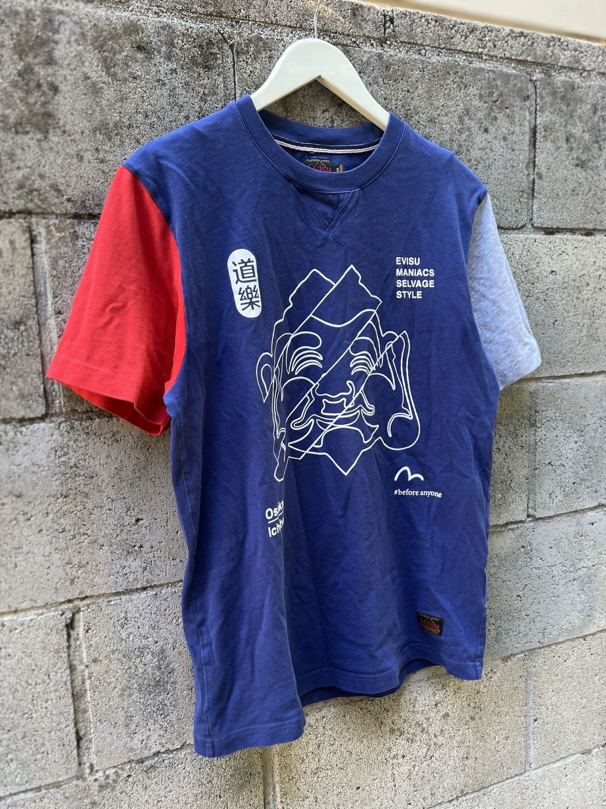 Evisu Evisu Maniacs Selvedge Style Crew Neck Tee Size US M / EU 48-50 / 2 - 1 Thumbnail