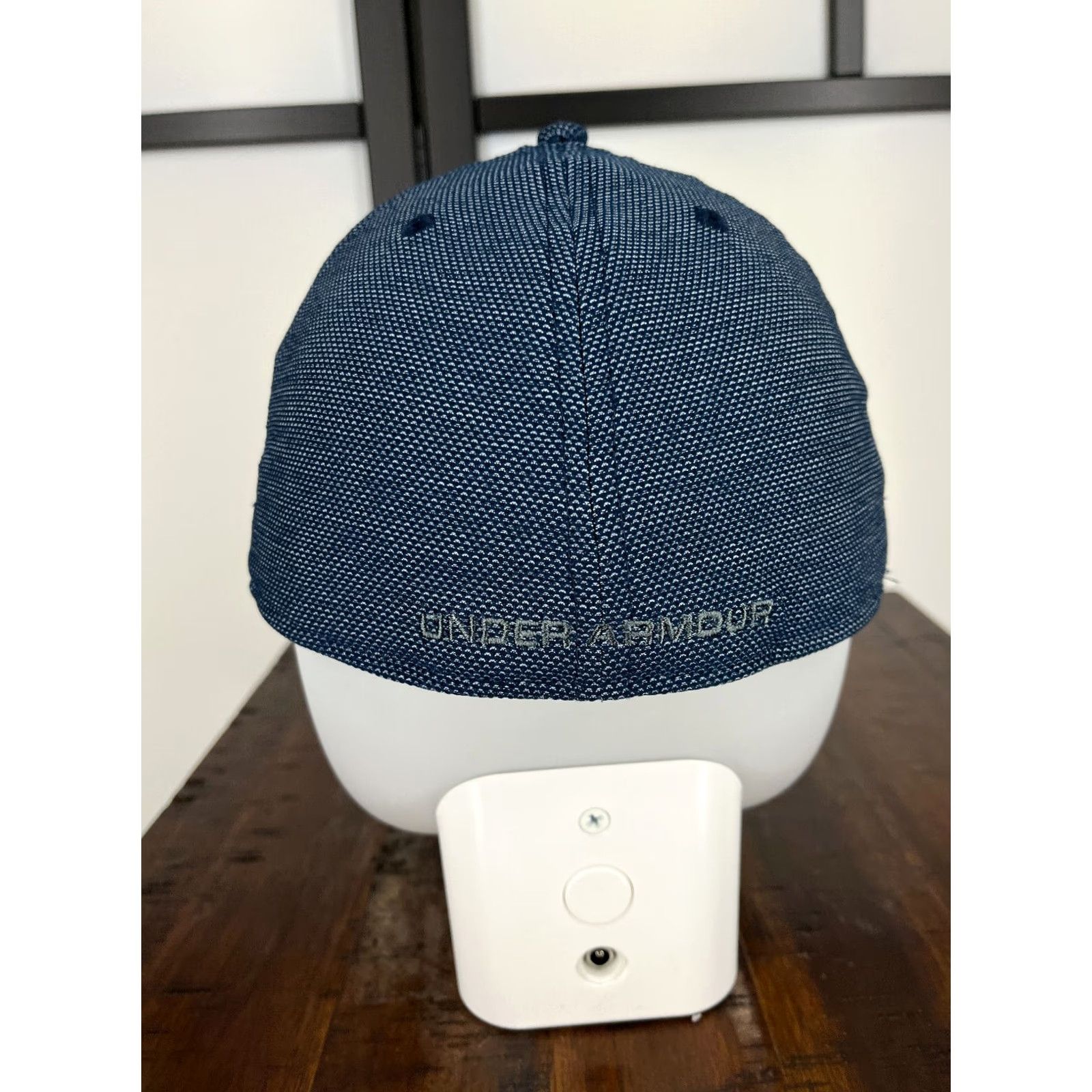 Under Armour Under Armour Blitzing Hat Cap Fitted XL Blue Classic Fit Polyester Canvas Baseball Cap Men Adult Size ONE SIZE - 6 Thumbnail