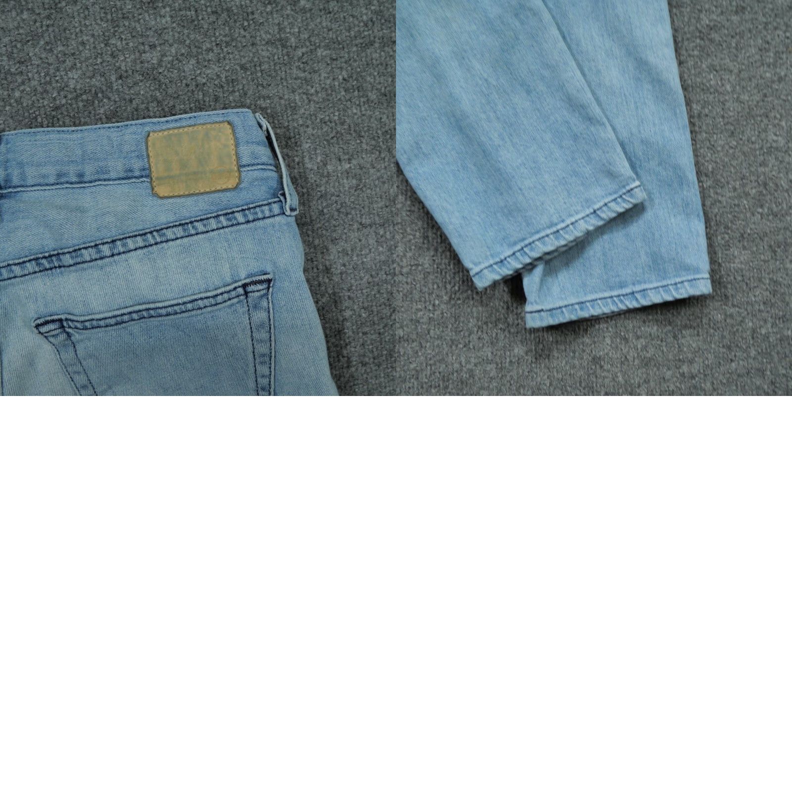 Vintage AG Adriano Goldschmied Jeans Womens 26 Jeans Tapered Light Wash Blue 26 Regular Stretch Pockets Cotton Blend Denim Adult Womens Size 26" / US 2 / IT 38 - 9 Thumbnail