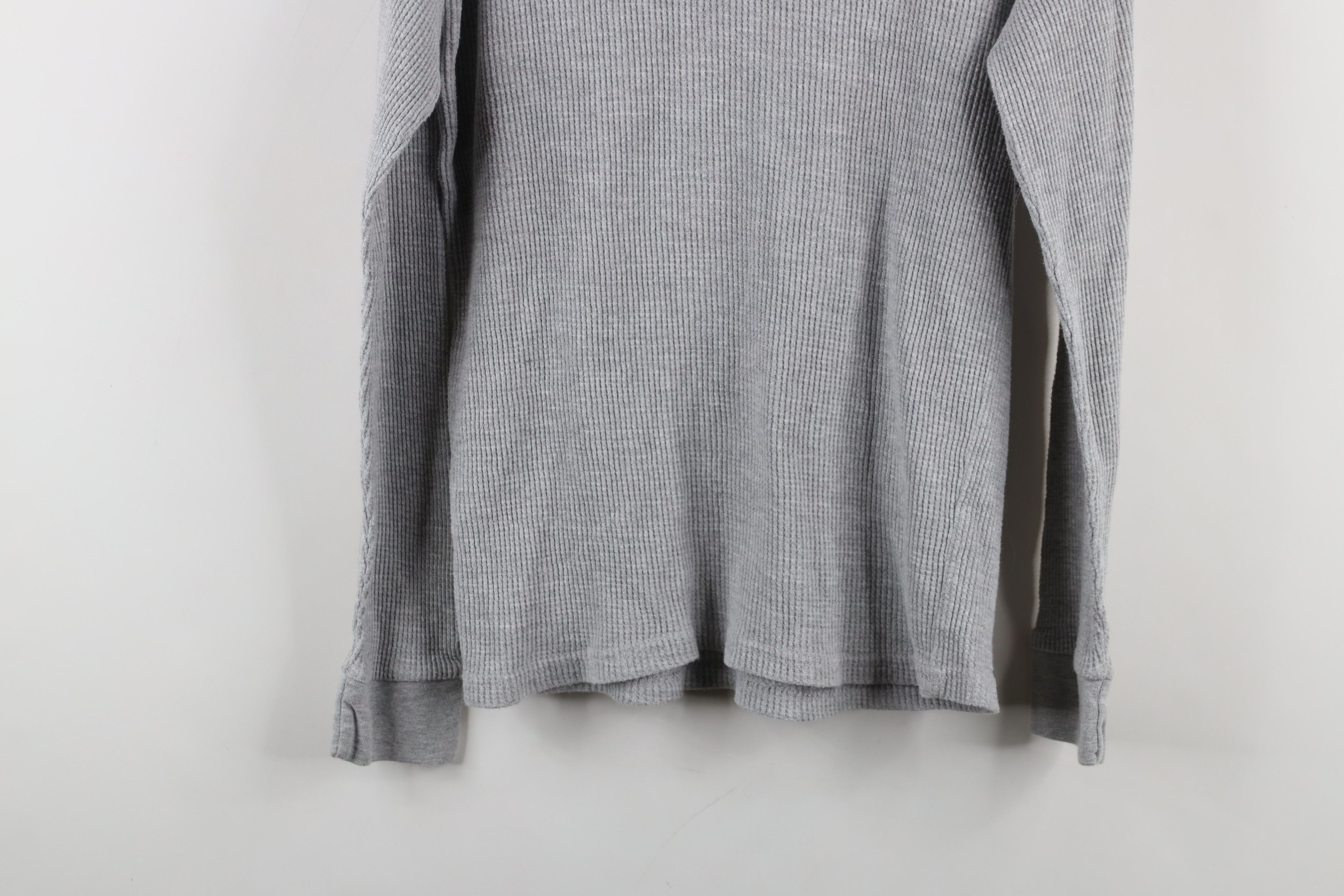 Vintage Vintage 90s University Waffle Knit Long Sleeve T-Shirt Size M / US 6-8 / IT 42-44 - 13 Thumbnail