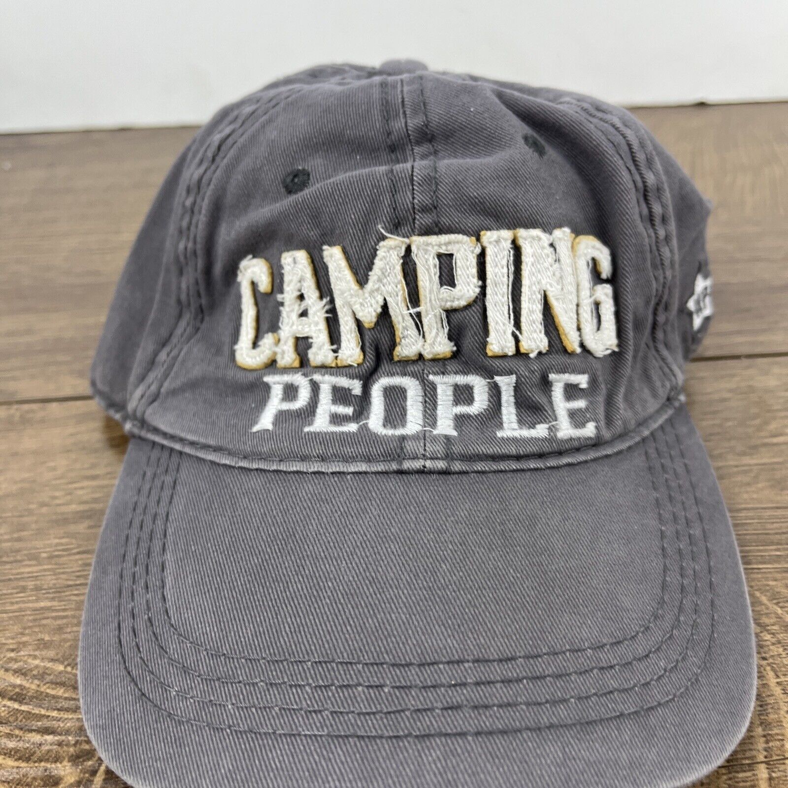 Other Camping People Hat Caming Hat Gray Hat Adjustable Gray Adult Size ONE SIZE - 7 Thumbnail