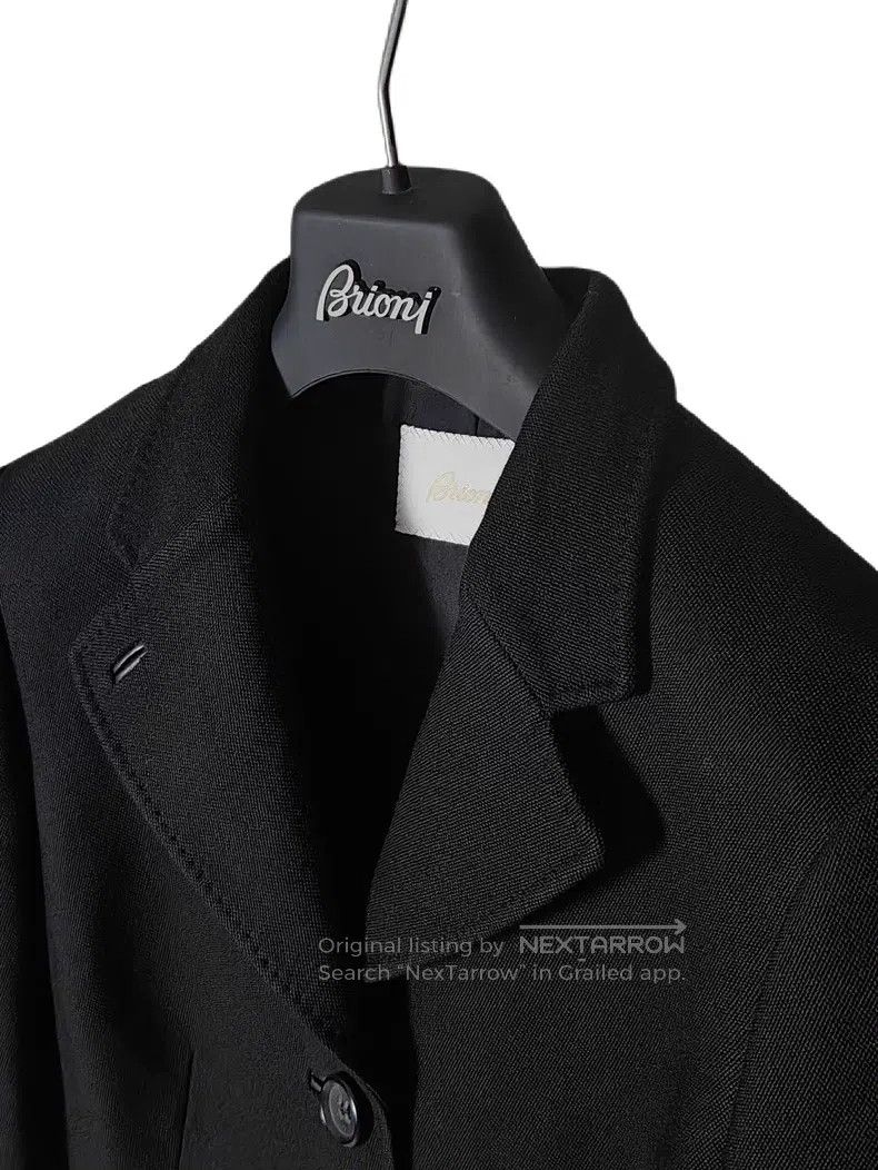 Brioni Brioni Women's leather-trimmed wool coat Size M / US 6-8 / IT 42-44 - 4 Thumbnail