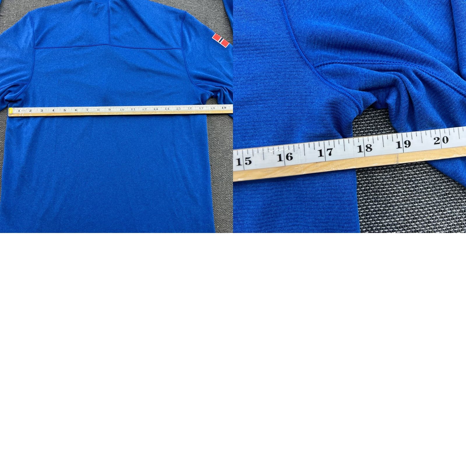 Adidas Adidas Norway Team Mens Ski Top Medium 1/4 Zip Base Layer Blue Sports Flag Shirt Size US M / EU 48-50 / 2 - 9 Thumbnail