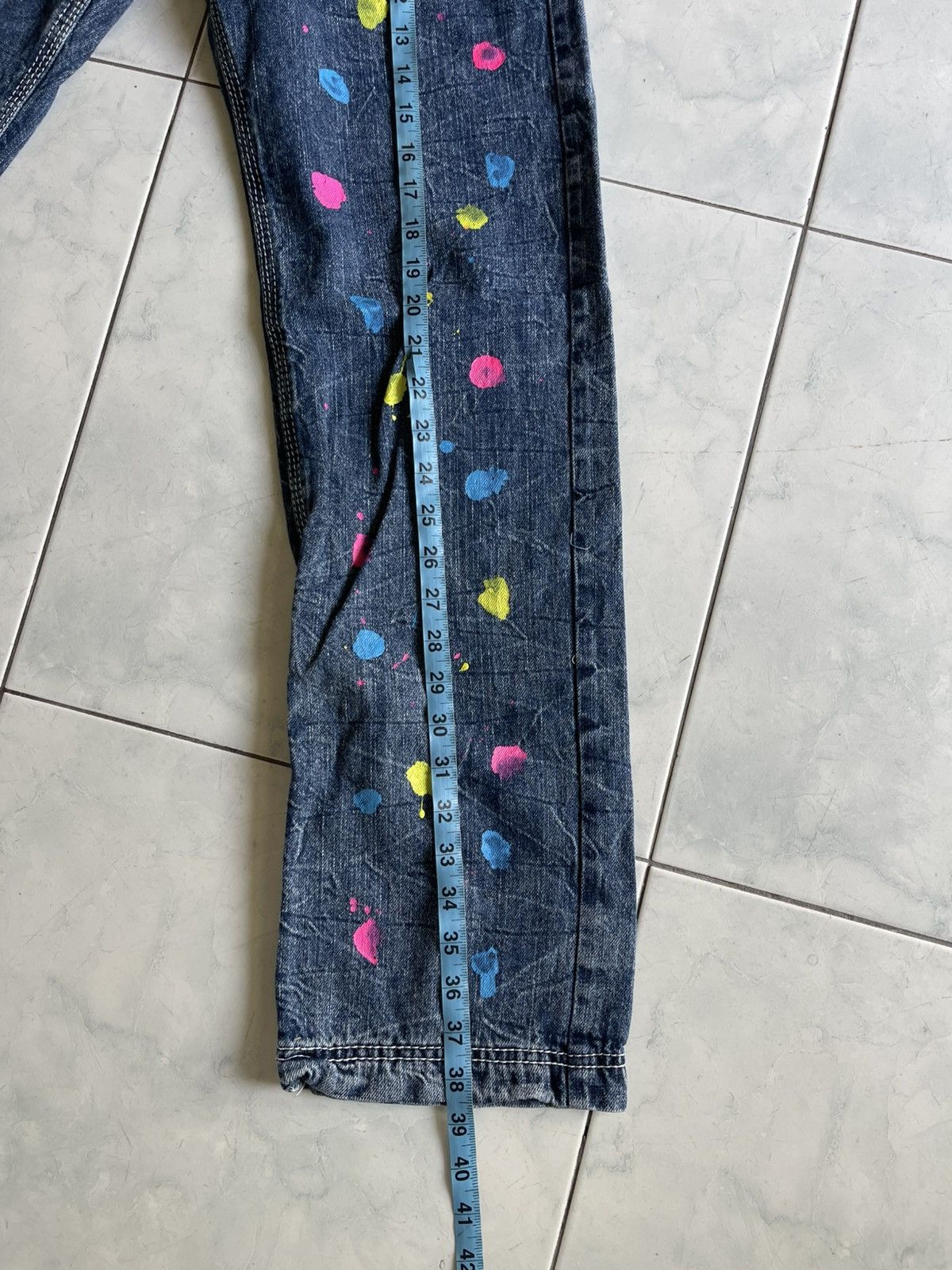 Designer × Japanese Brand Batsu Studio jeans rare Size US 28 / EU 44 - 8 Thumbnail