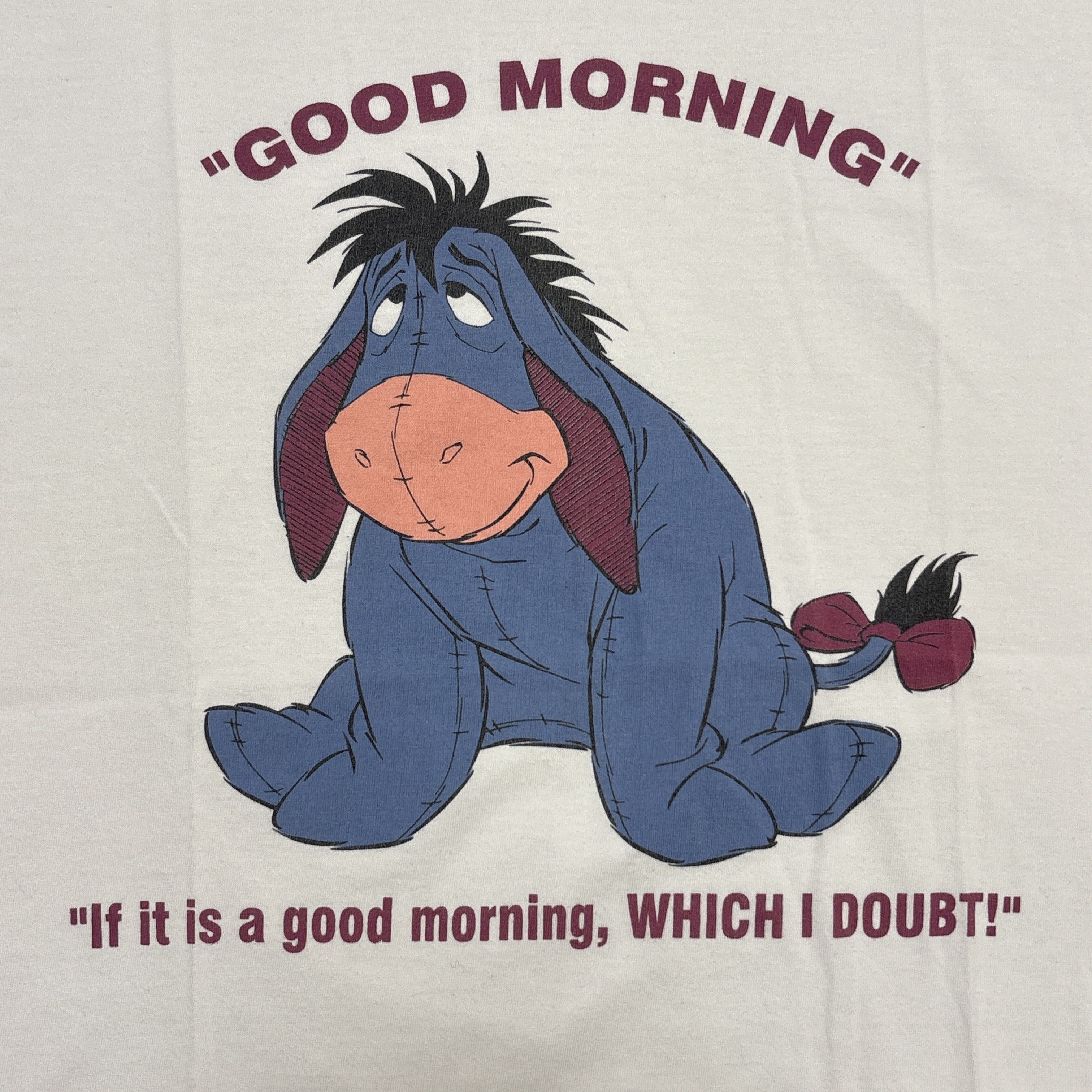 Disney Vintage Eeyore Shirt 90s Humor Funny Cartoon Winnie The Pooh Size US L / EU 52-54 / 3 - 3 Thumbnail