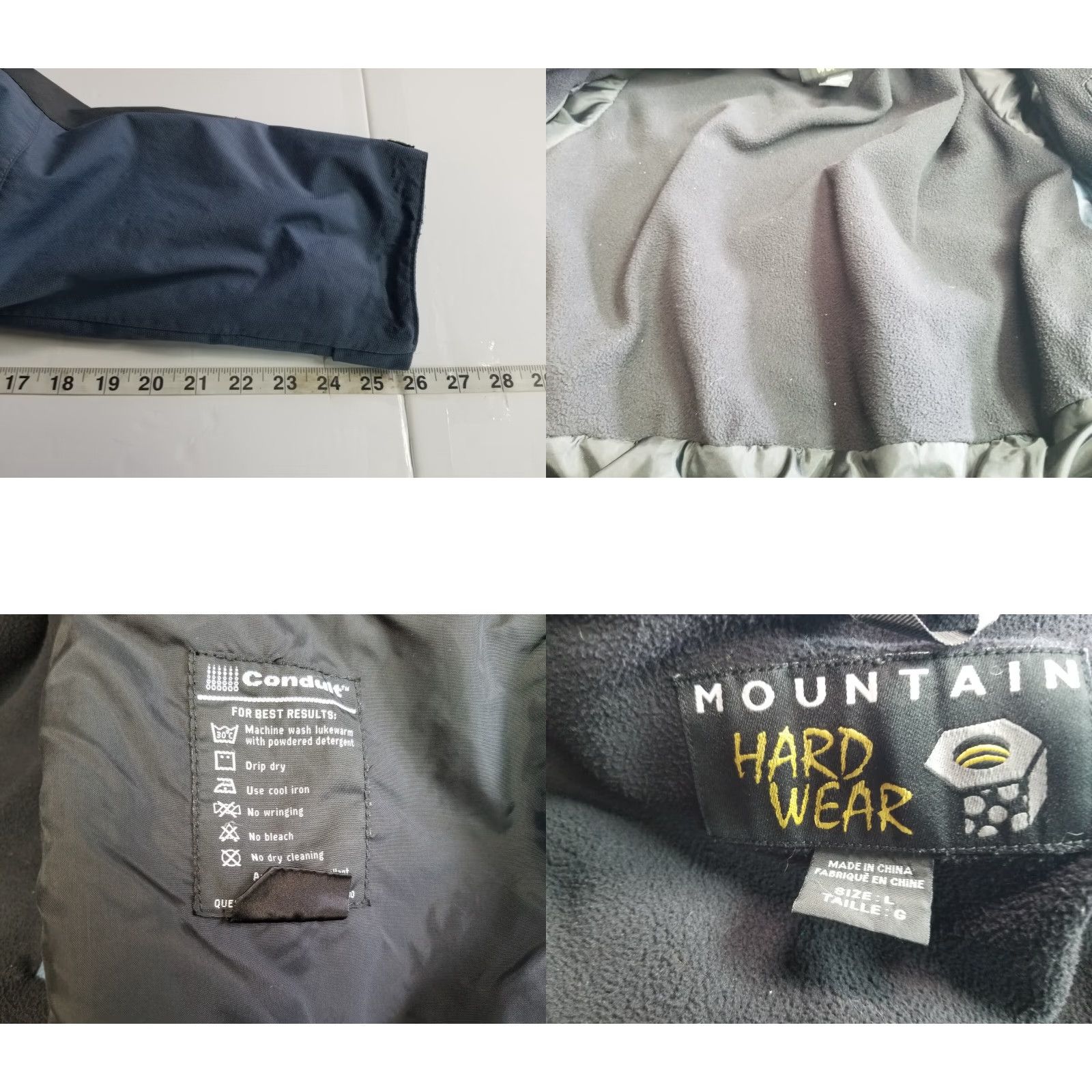 Mountain Hardwear Mountain Hardwear Jacket Men Conduit Softshell Gray Full Zip Vented Hoodie Large Size US L / EU 52-54 / 3 - 8 Thumbnail
