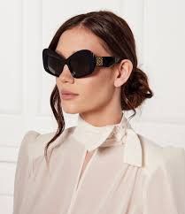 Loewe Loewe LW40128I 01A Sunglasses Black Cat Eye Frame Size ONE SIZE - 2 Thumbnail