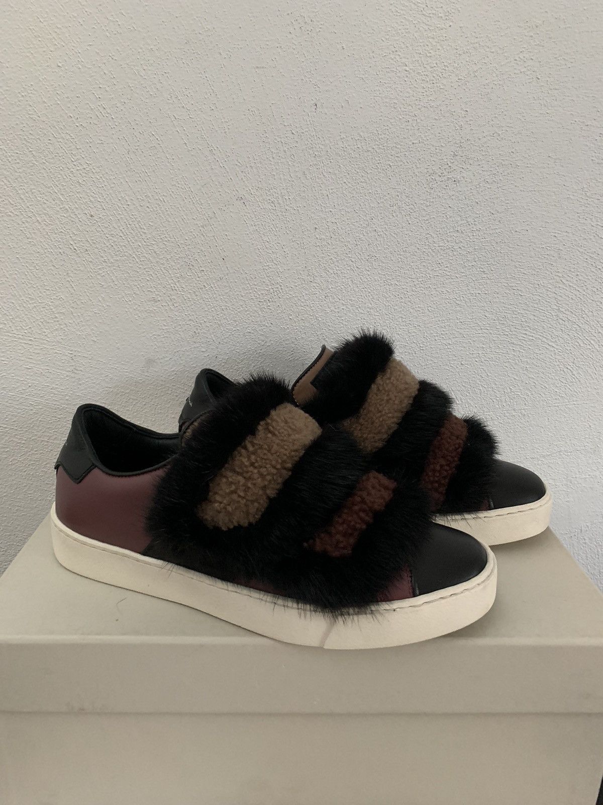 Santoni Santoni Sneakers Leather/Fur sneakers Size US 6.5 / IT 36.5 - 13 Thumbnail