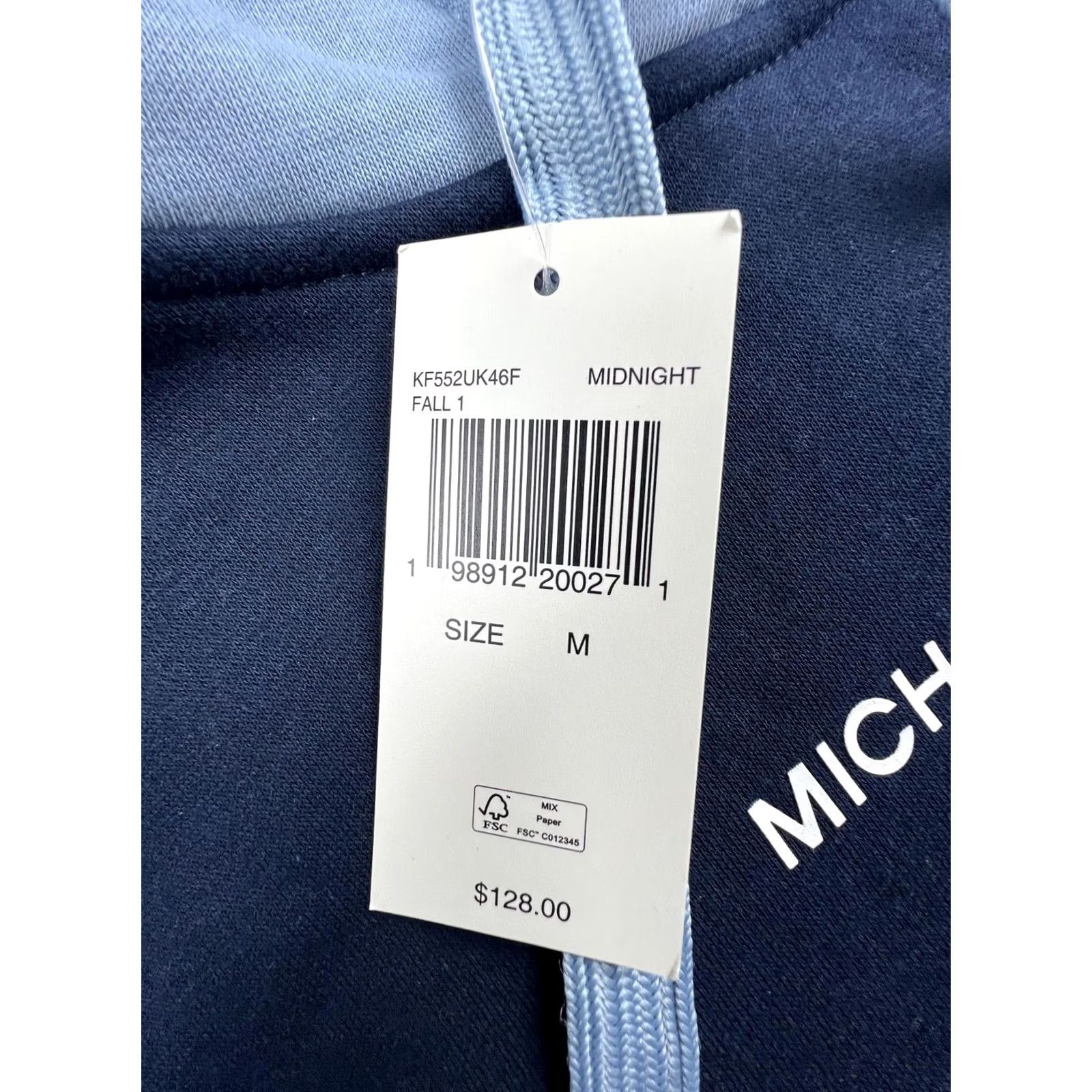 Michael Kors Michael Kors Hoodie Mens Medium Multicolor Colorblock Logo Pullover Fleece Crew Neck Kangaroo Pocket Size US M / EU 48-50 / 2 - 4 Thumbnail