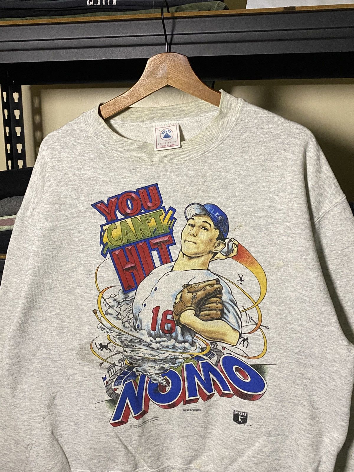 Delta Vintage 90’s Hideo Nomo Sweatshirt Size US L / EU 52-54 / 3 - 1 Thumbnail