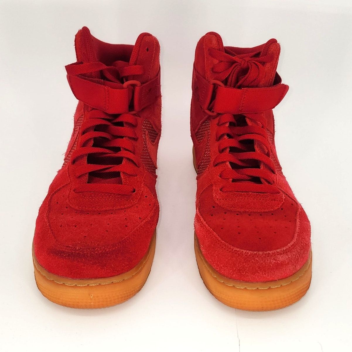 Nike Nike Air Force 1 High Red Suede Gum Sole Sneakers Men’s 11.5 Size US 11.5 / EU 44-45 - 1 Thumbnail