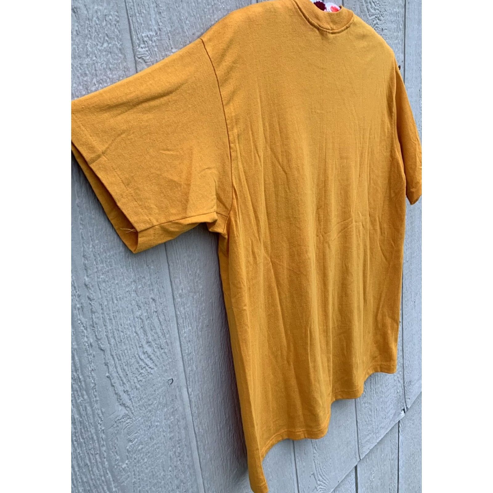 Vintage VINTAGE The City of San Bruno 75th Anniversary 1914 1989 t-shirt XL Yellow Mens Graphic Tee 1980s USA Stedman Size US XL / EU 56 / 4 - 4 Thumbnail