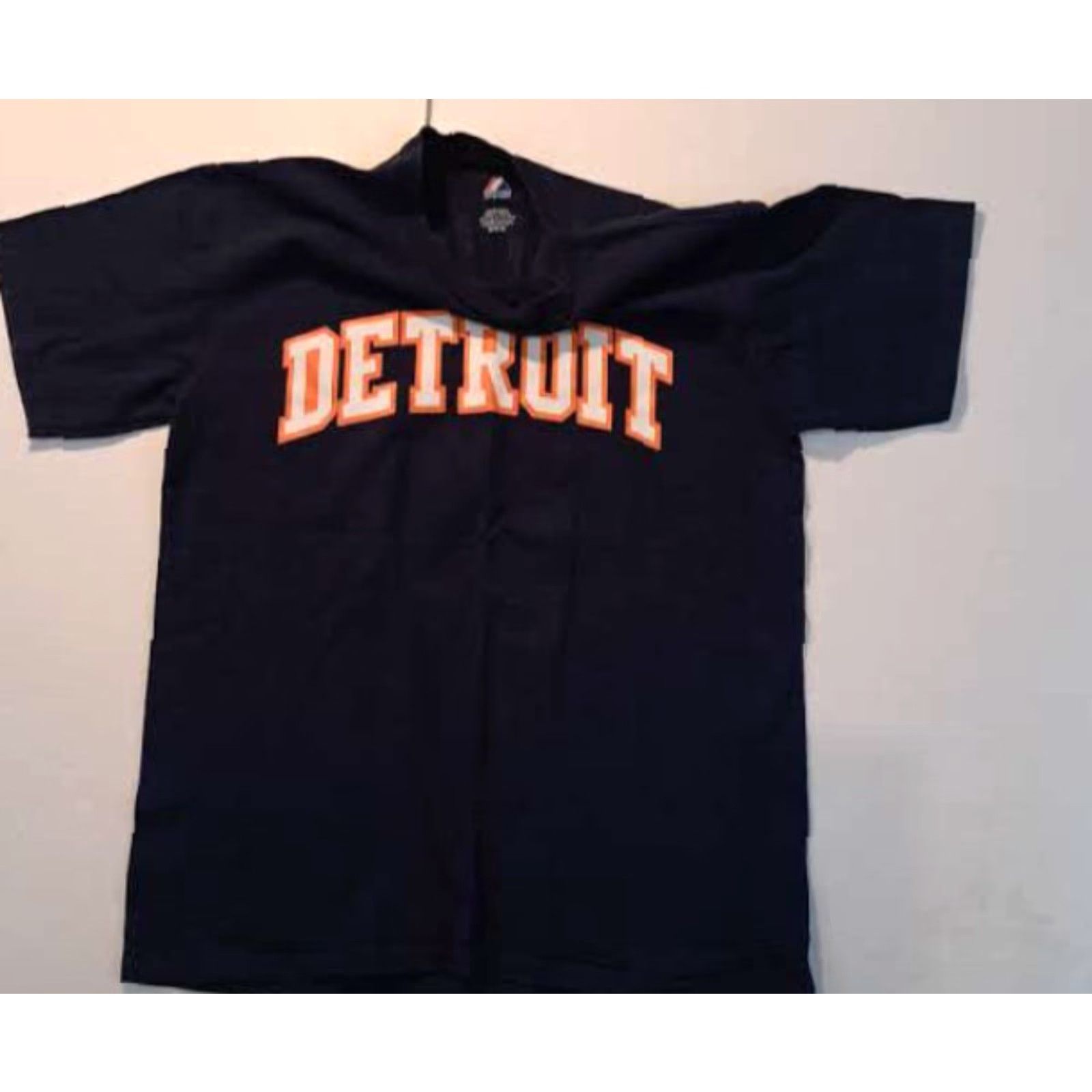 Vintage Majestic T-Shirt Detroit Tigers Al Kaline Printed Crew Neck Blue Cotton Jersey Men's M EUC Size US M / EU 48-50 / 2 - 3 Thumbnail