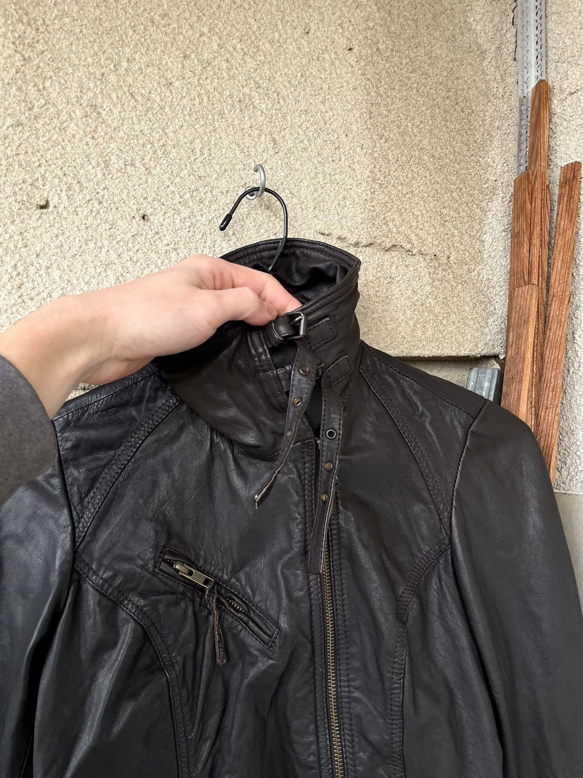 Allsaints Allsaints Belvedere Avant Garde Biker Leather Jacket US 2 Size XS / US 0-2 / IT 36-38 - 6 Thumbnail