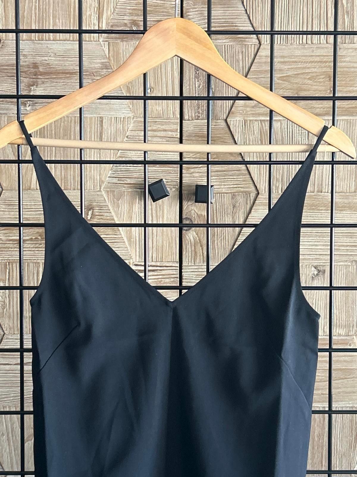 Designer NWT Thakoon Tank Top Size XSmall Black Camisole V Neck Size XS / US 0-2 / IT 36-38 - 2 Thumbnail