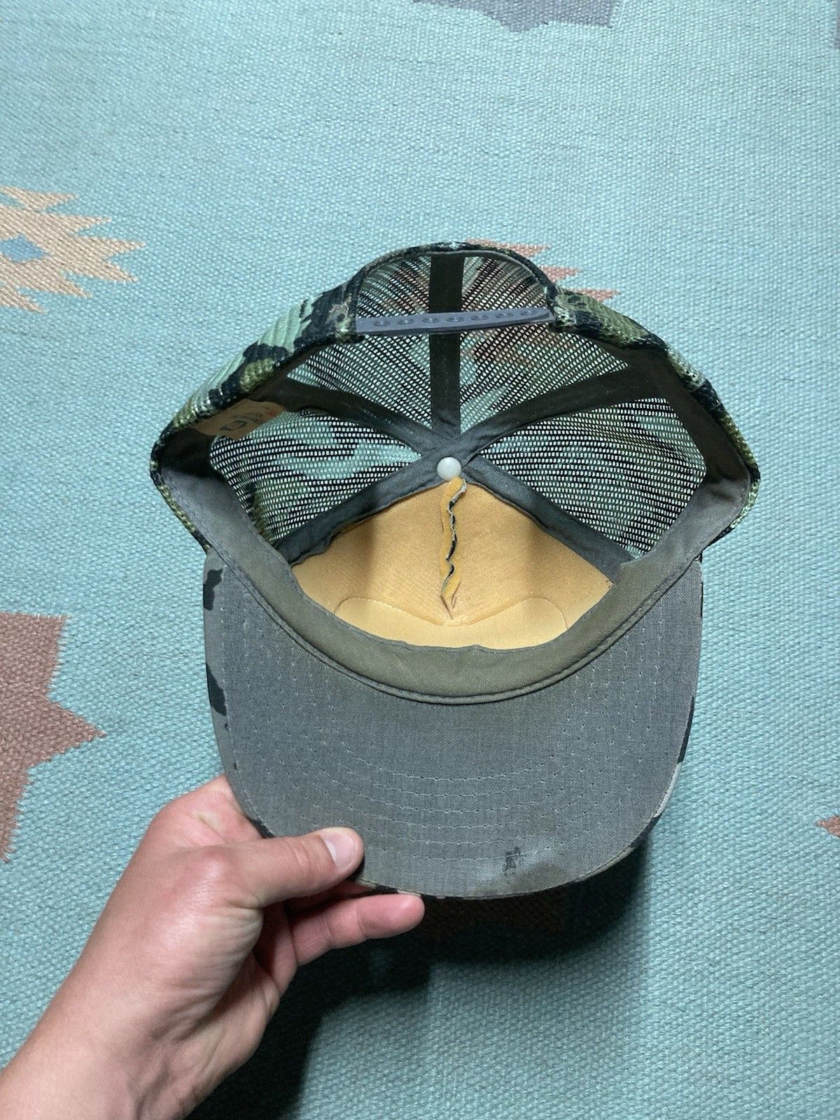 Vintage trucker hat Trebark camo camouflage pheasant bird 3D patch Size ONE SIZE - 5 Thumbnail