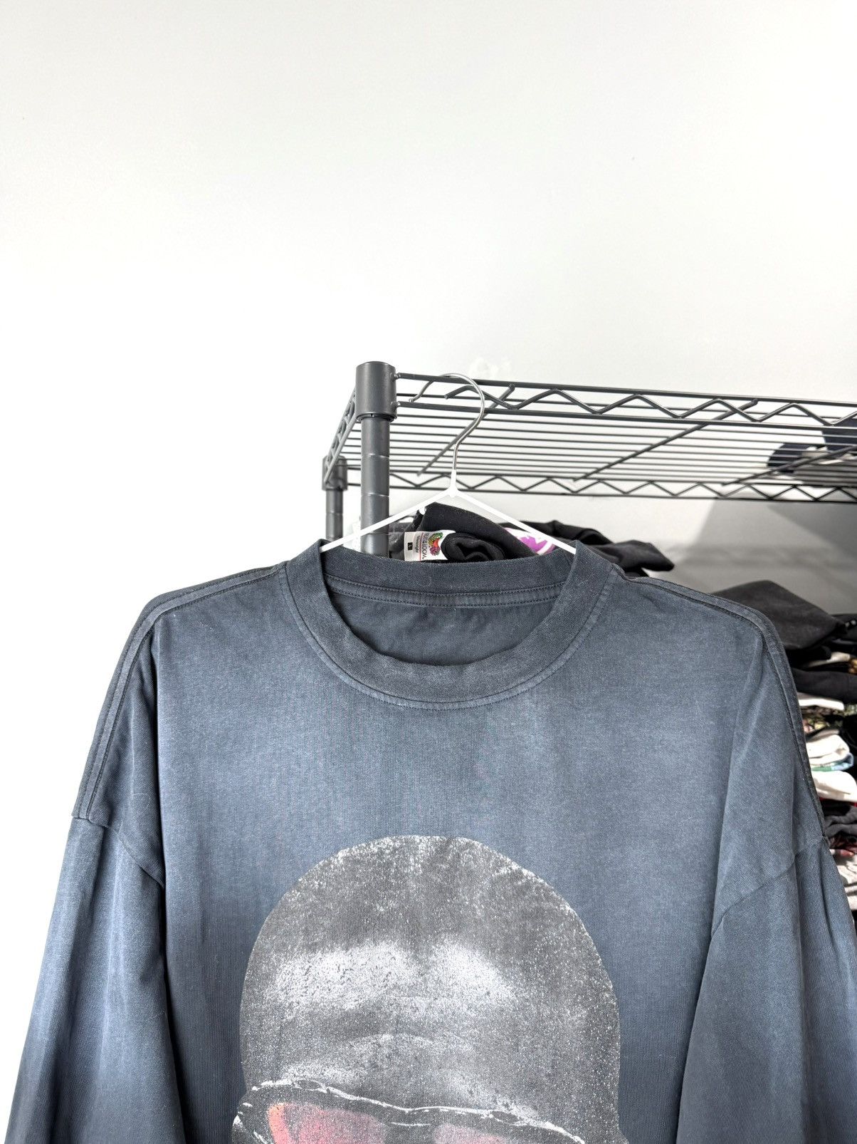 Band Tees Vintage Edgar Davids Face Big Print Longsleeve T Shirt Size US L / EU 52-54 / 3 - 2 Thumbnail