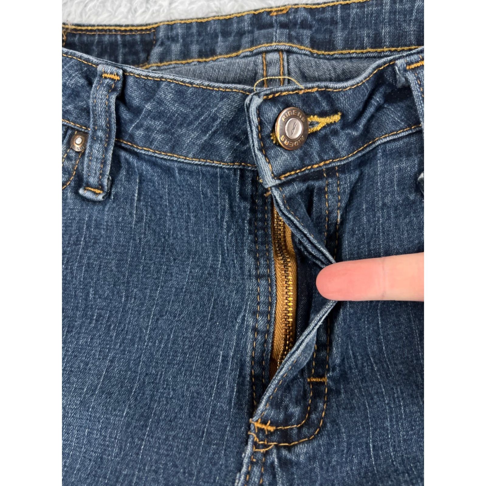 Lee Lee Jeans Women Bootcut Denim Blue 30x27 Regular Mid Rise Cotton Blend 30 Inseam Pockets Stretch Button Logo Jeans Mens? Size 30" / US 8 / IT 44 - 5 Thumbnail