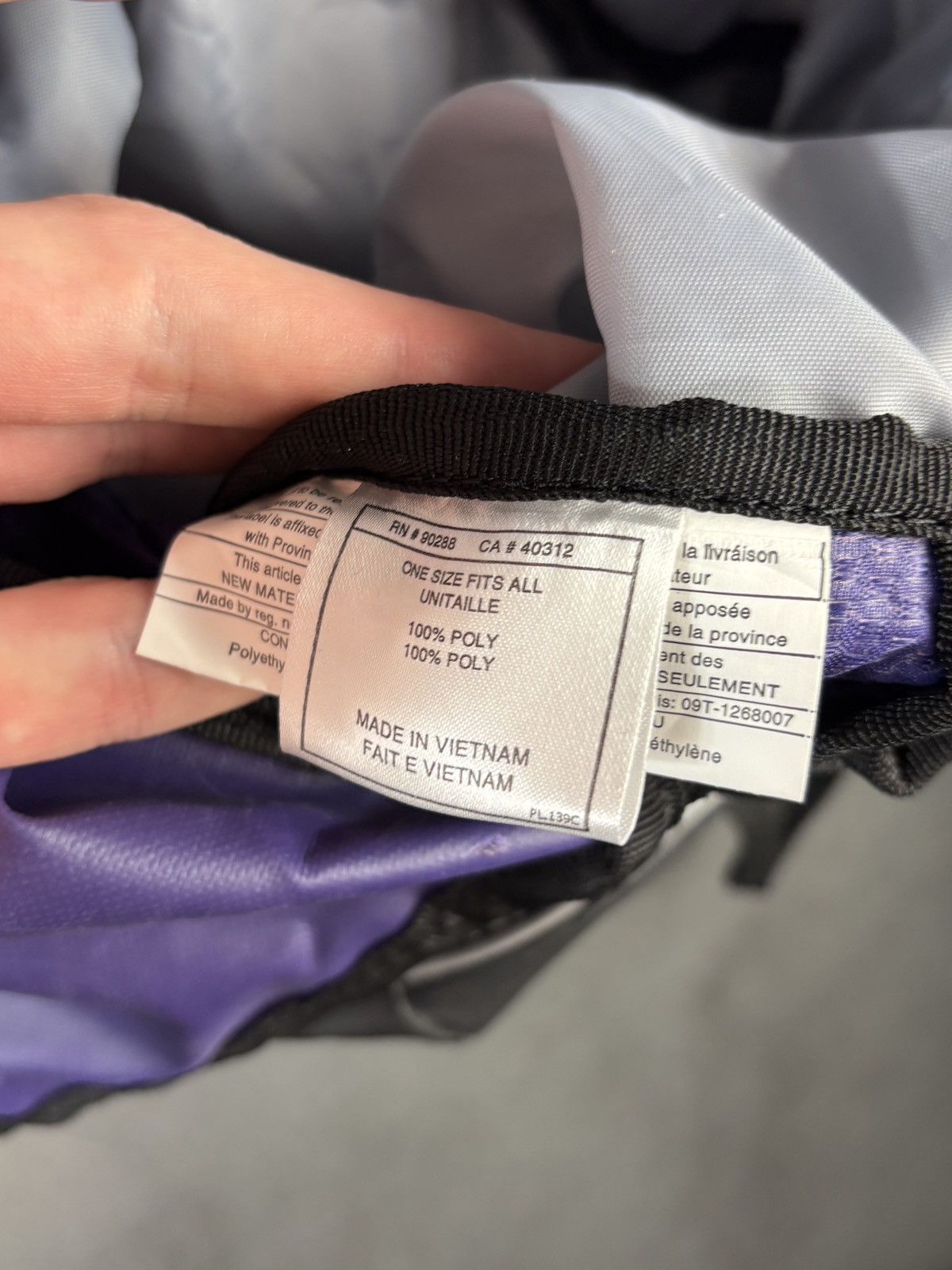 Adidas 2000s Adidas Duffle Bag Vintage Gym Bag Purple Sport Sack Size ONE SIZE - 10 Thumbnail