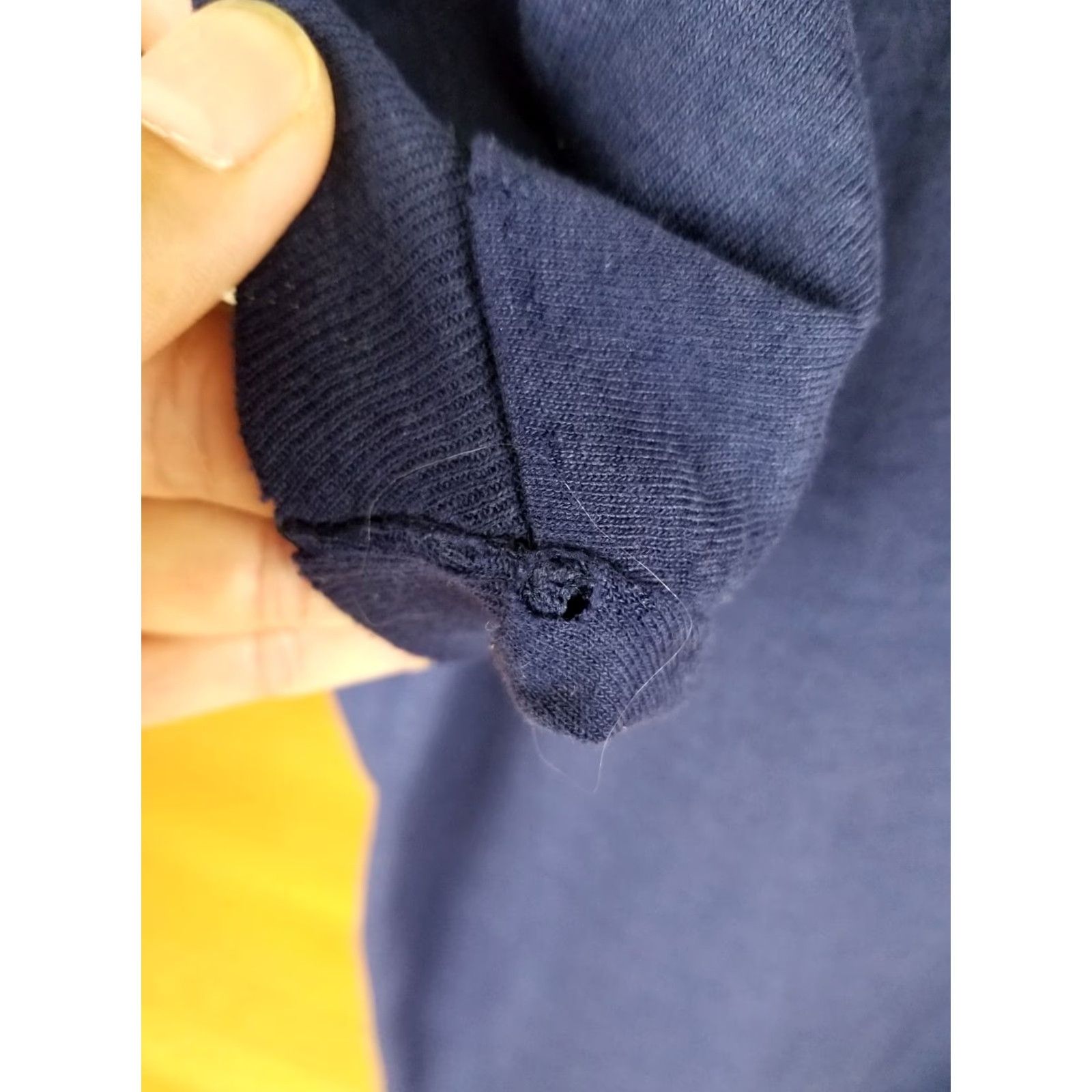 Vintage VINTAGE 80' BLANK ONE POCKET T-SHIRT NAVY XLARGE Size US XL / EU 56 / 4 - 5 Thumbnail