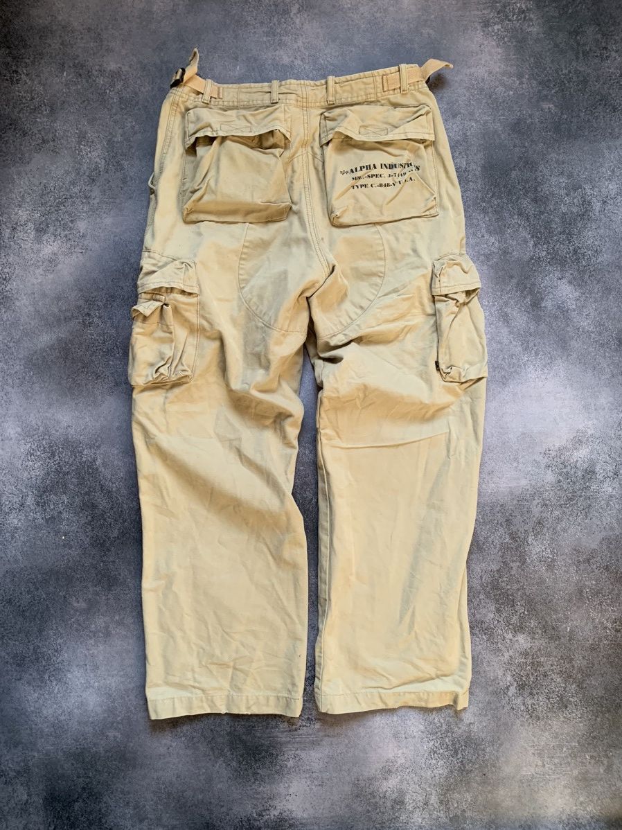 Alpha Industries × Vintage Alpha Industries vintage cargo pants y2k Size US 32 / EU 48 - 5 Thumbnail