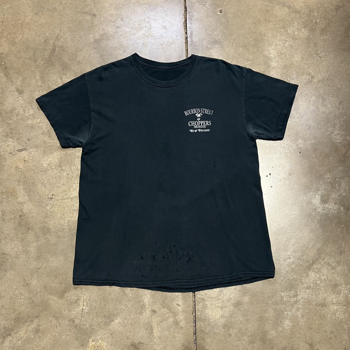 West Coast Choppers Vintage West Coast Choppers Bourbon Street Biker Tee Y2K Size US M / EU 48-50 / 2 - 7 Thumbnail