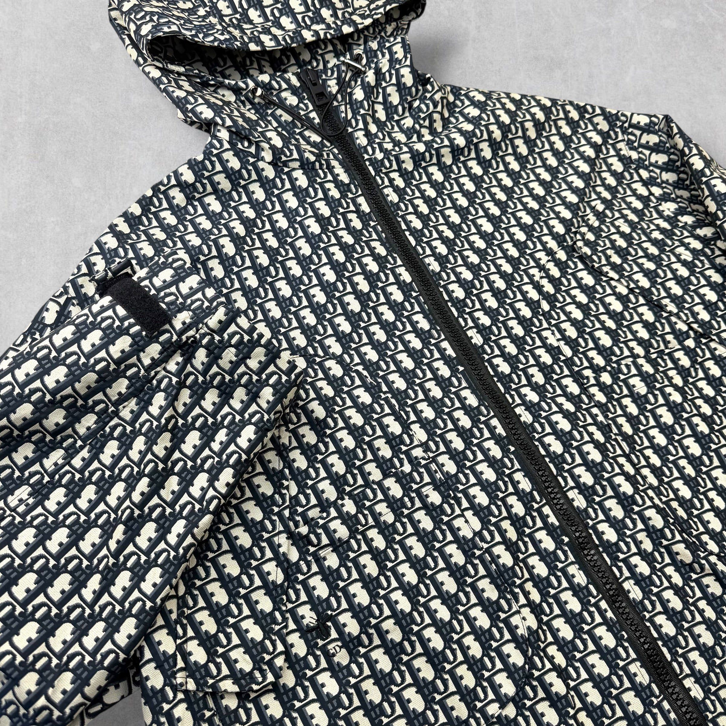 Dior Dior Technical Jacquard Taffeta Hooded Jacket S Size US S / EU 44-46 / 1 - 3 Thumbnail