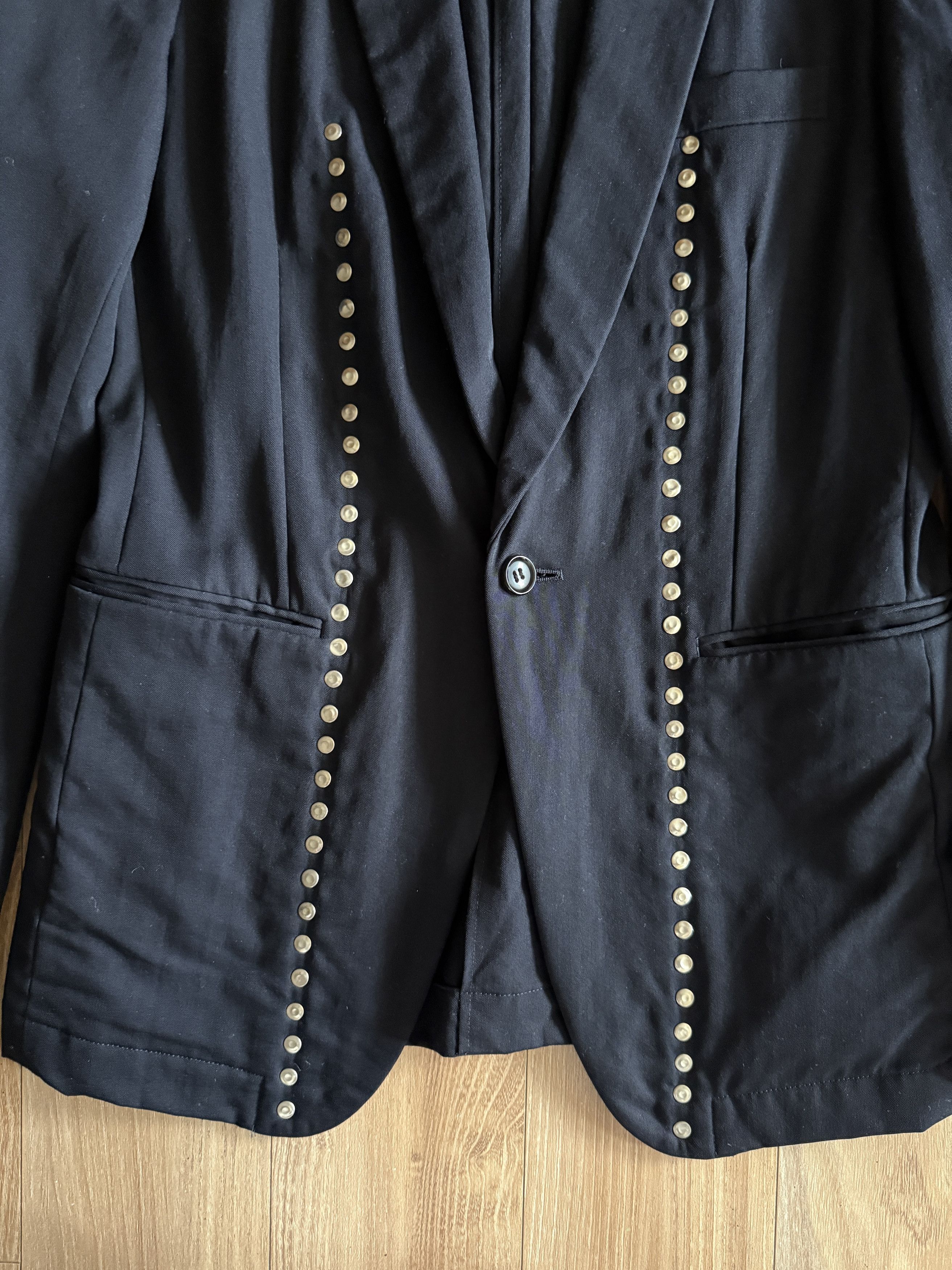Comme des Garcons Homme Plus Comme des Garcons Homme Plus "Evergreen" Studded Blazer Size US S / EU 44-46 / 1 - 2 Thumbnail